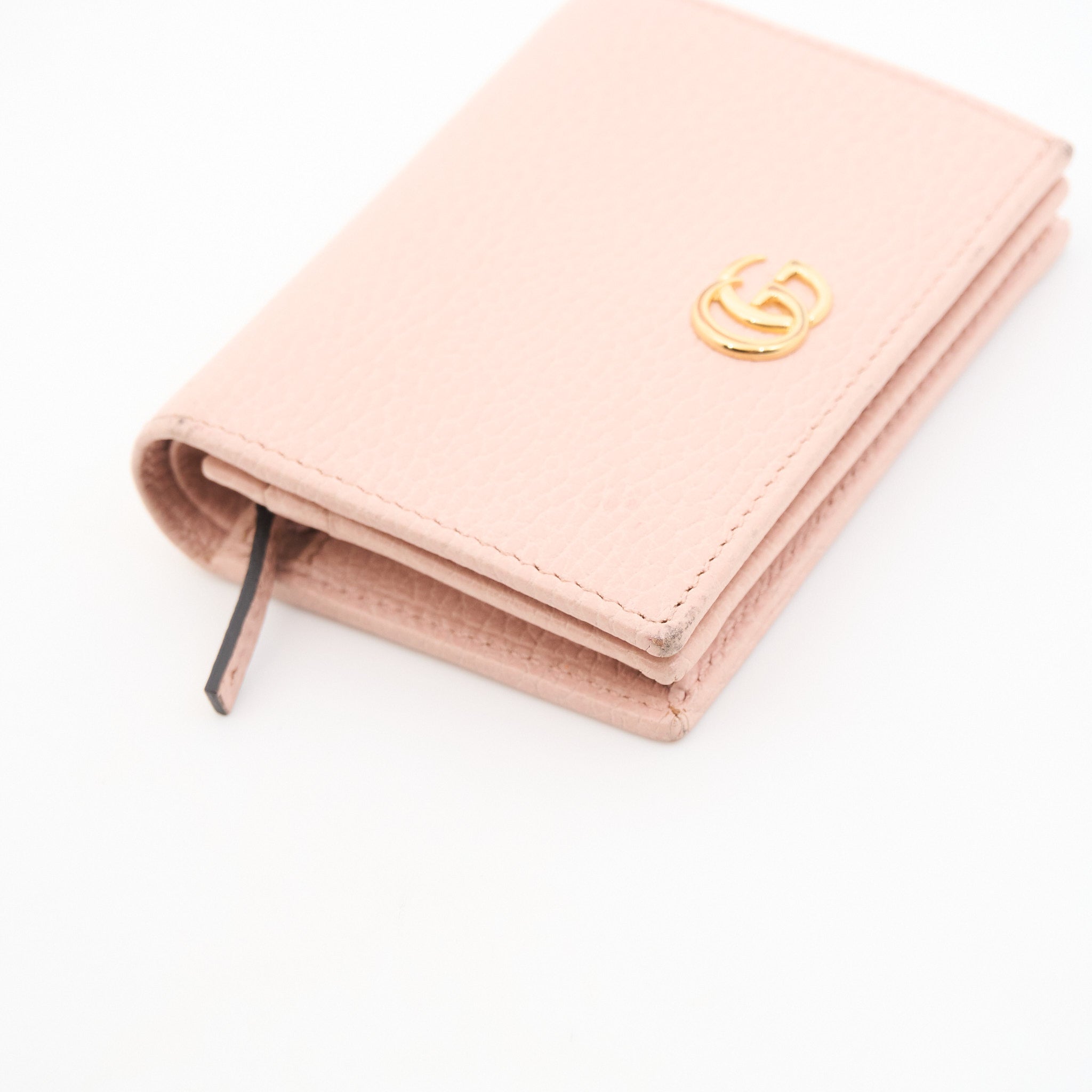 Gucci GG Pink Marmont Leather Wallet