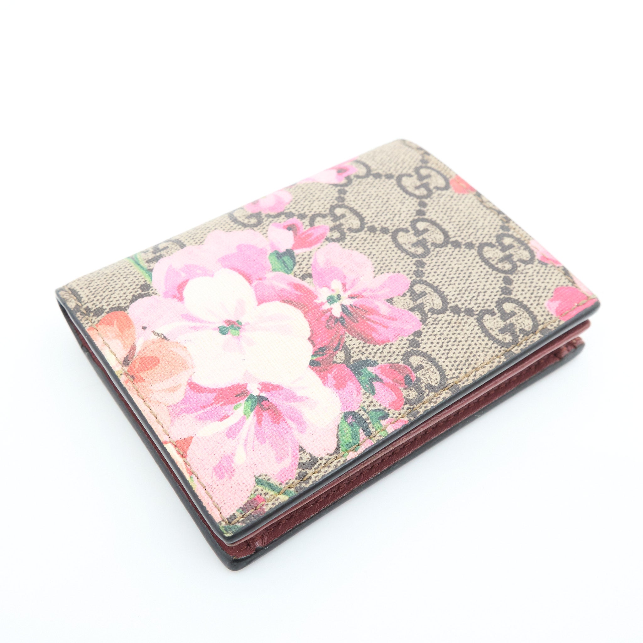 Gucci GG Supreme Monogram Blooms Wallet