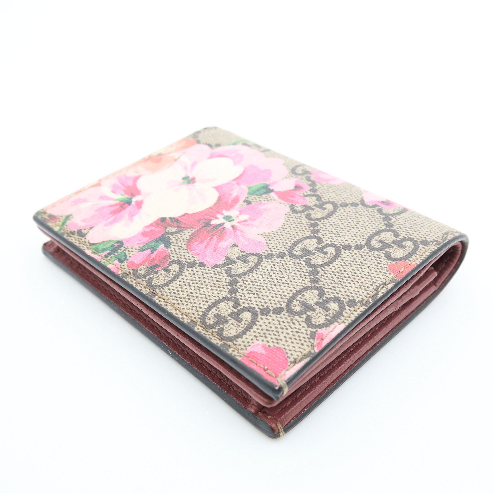 Gucci GG Supreme Monogram Blooms Wallet