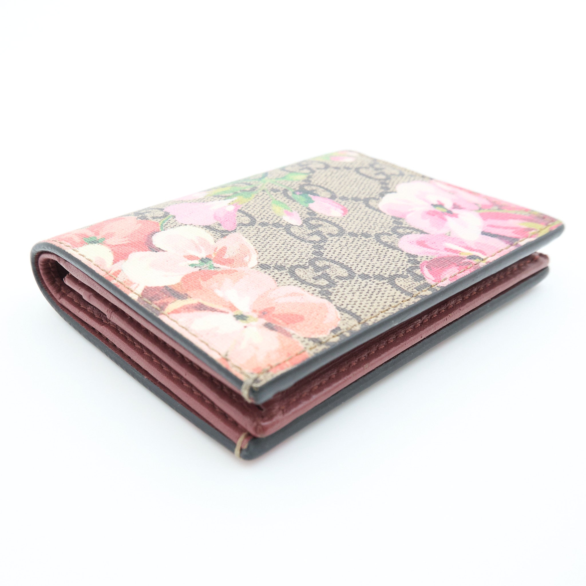 Gucci GG Supreme Monogram Blooms Wallet