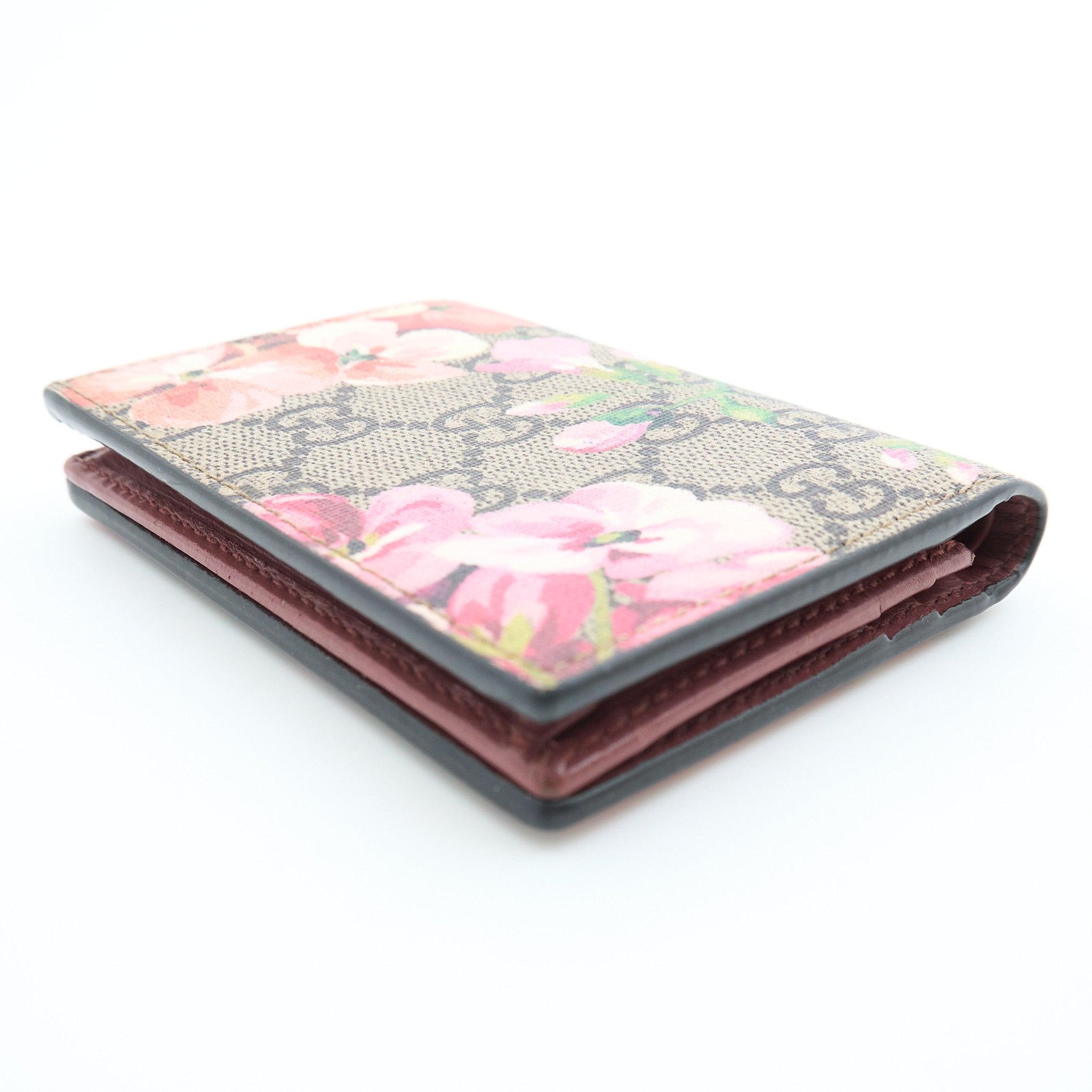 Gucci GG Supreme Monogram Blooms Wallet