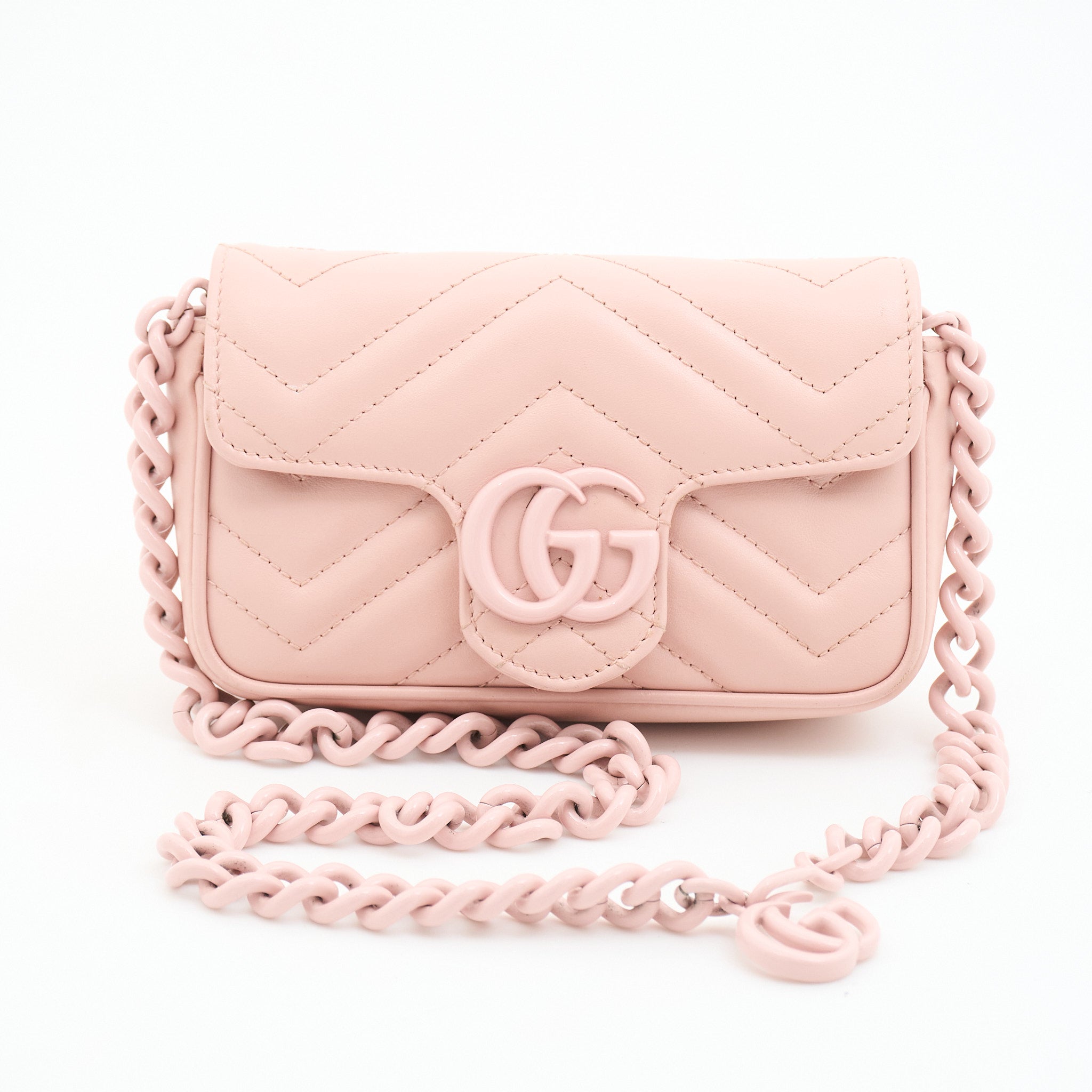 Gucci Pink Marmont Belt Bag Pink