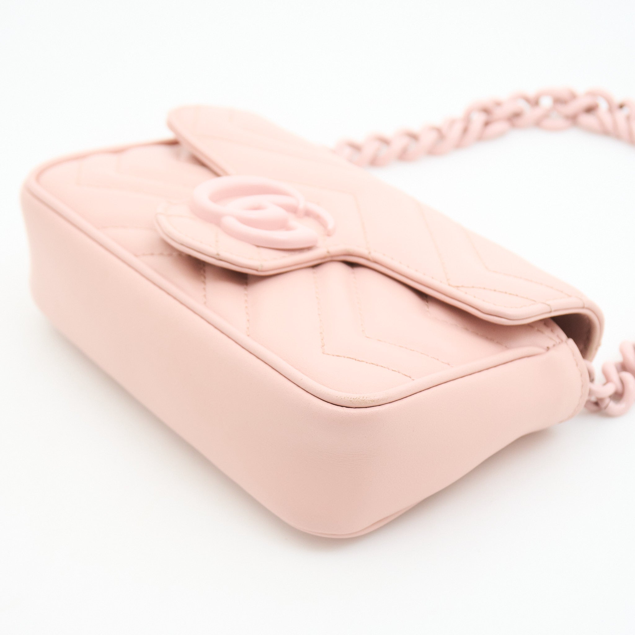 Gucci Pink Marmont Belt Bag Pink