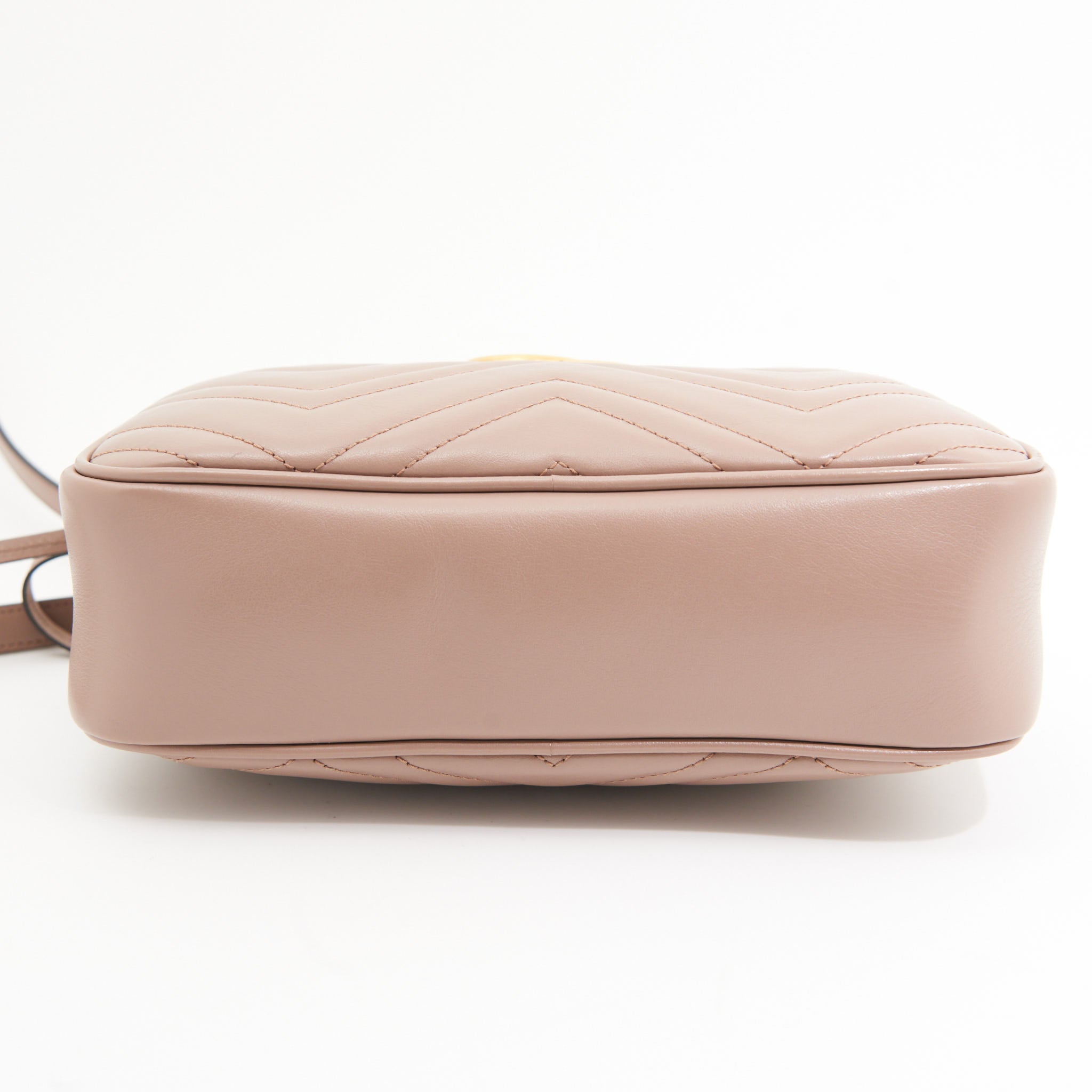 Gucci Leather Marmont Small in Pink GHW