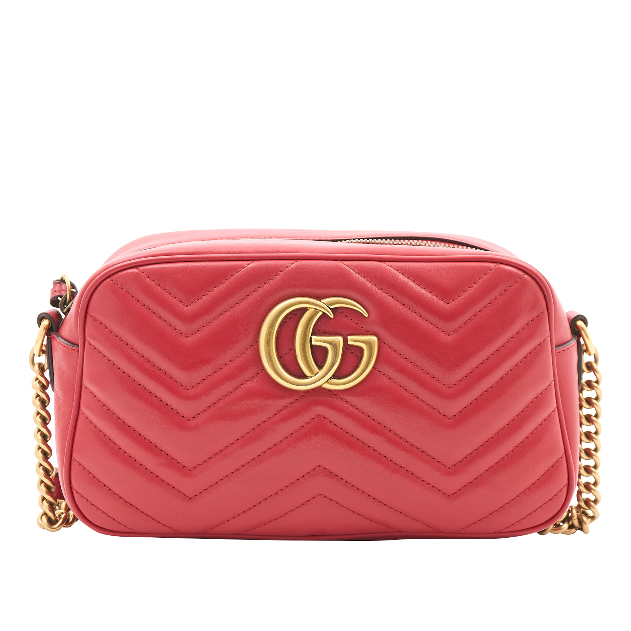 Gucci GG Marmont Red Marmont Matelassé Bag