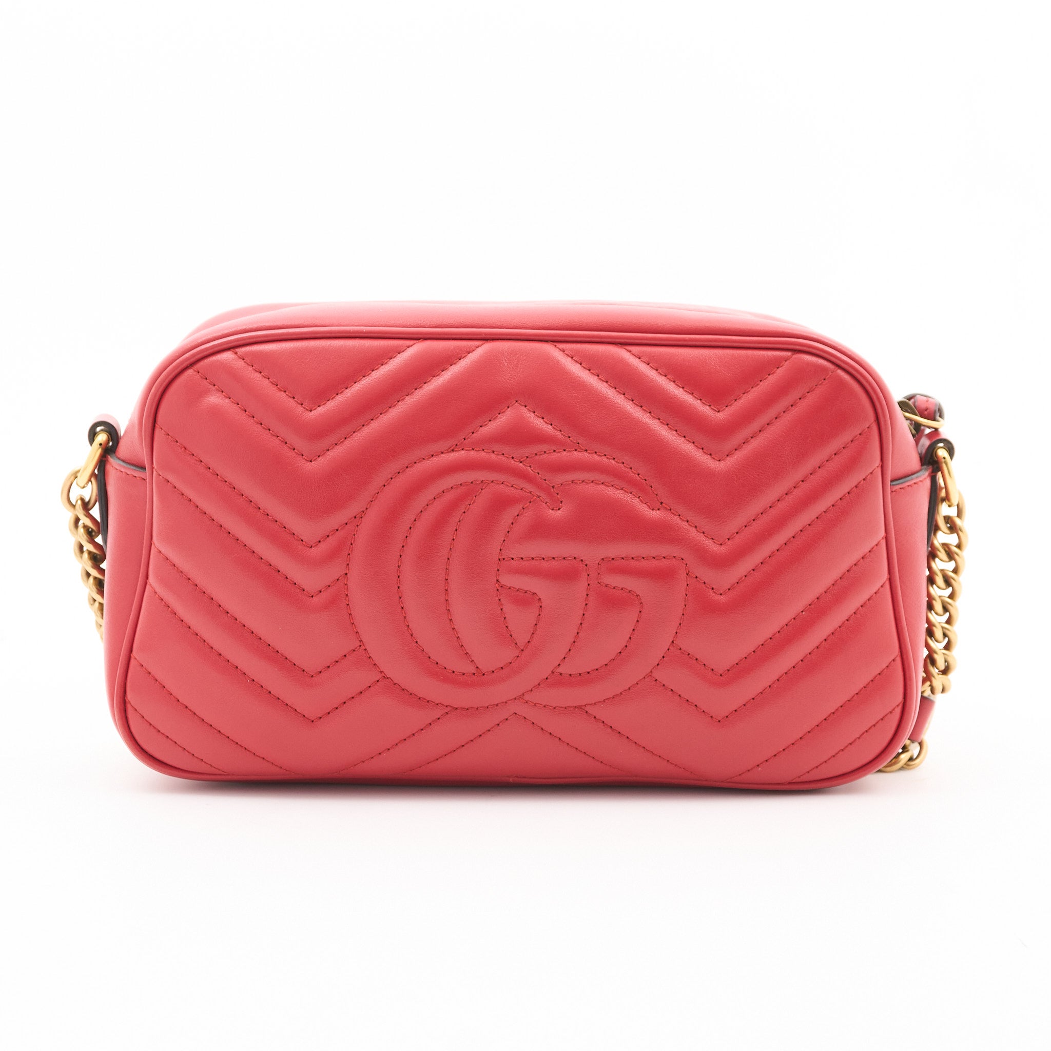 Gucci GG Marmont Red Marmont Matelassé Bag