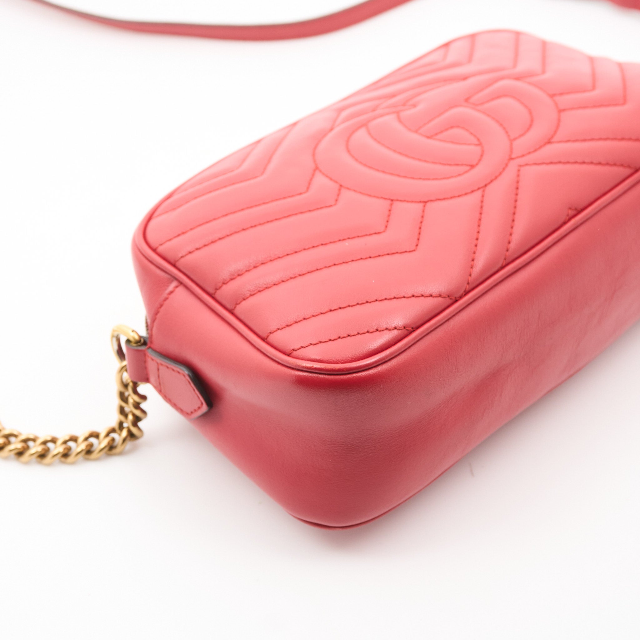 Gucci GG Marmont Red Marmont Matelassé Bag