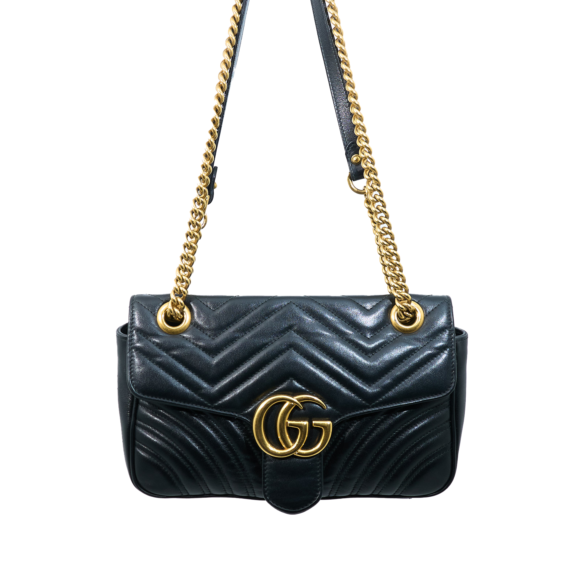 Gucci GG Marmont Small Black Shoulder Bag