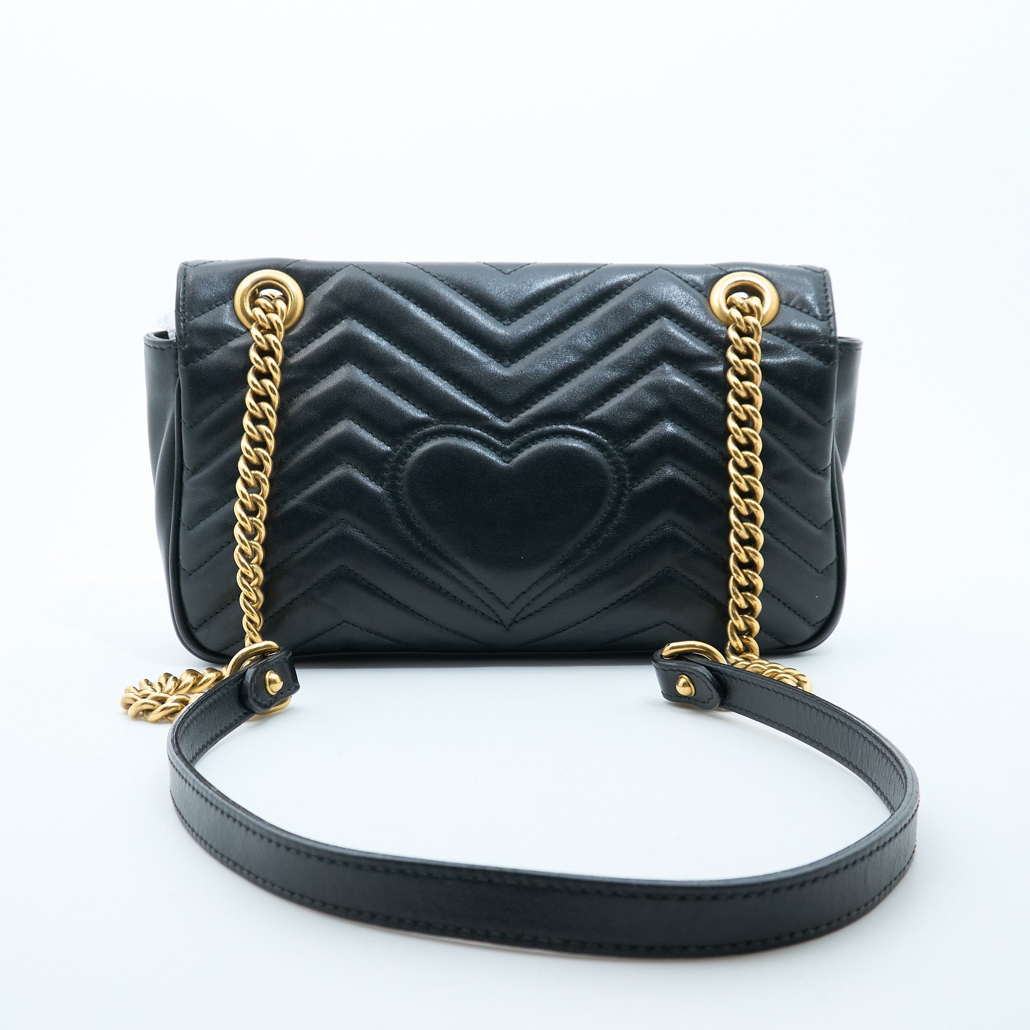 Gucci GG Marmont Small Black Shoulder Bag