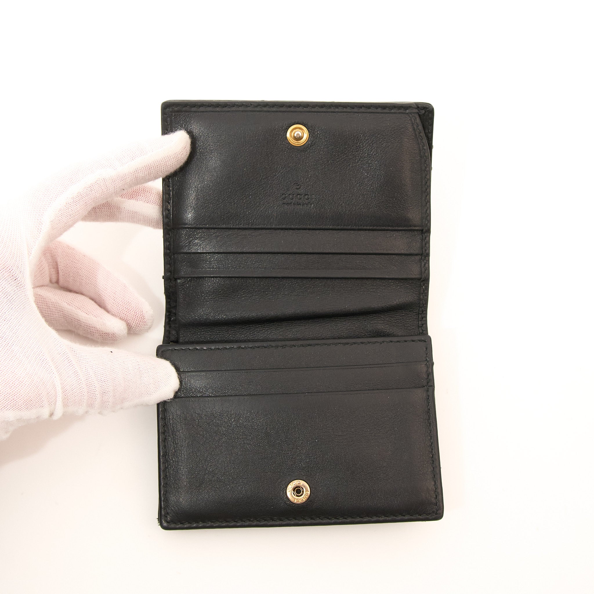 Gucci Marmont Black Leather Wallet