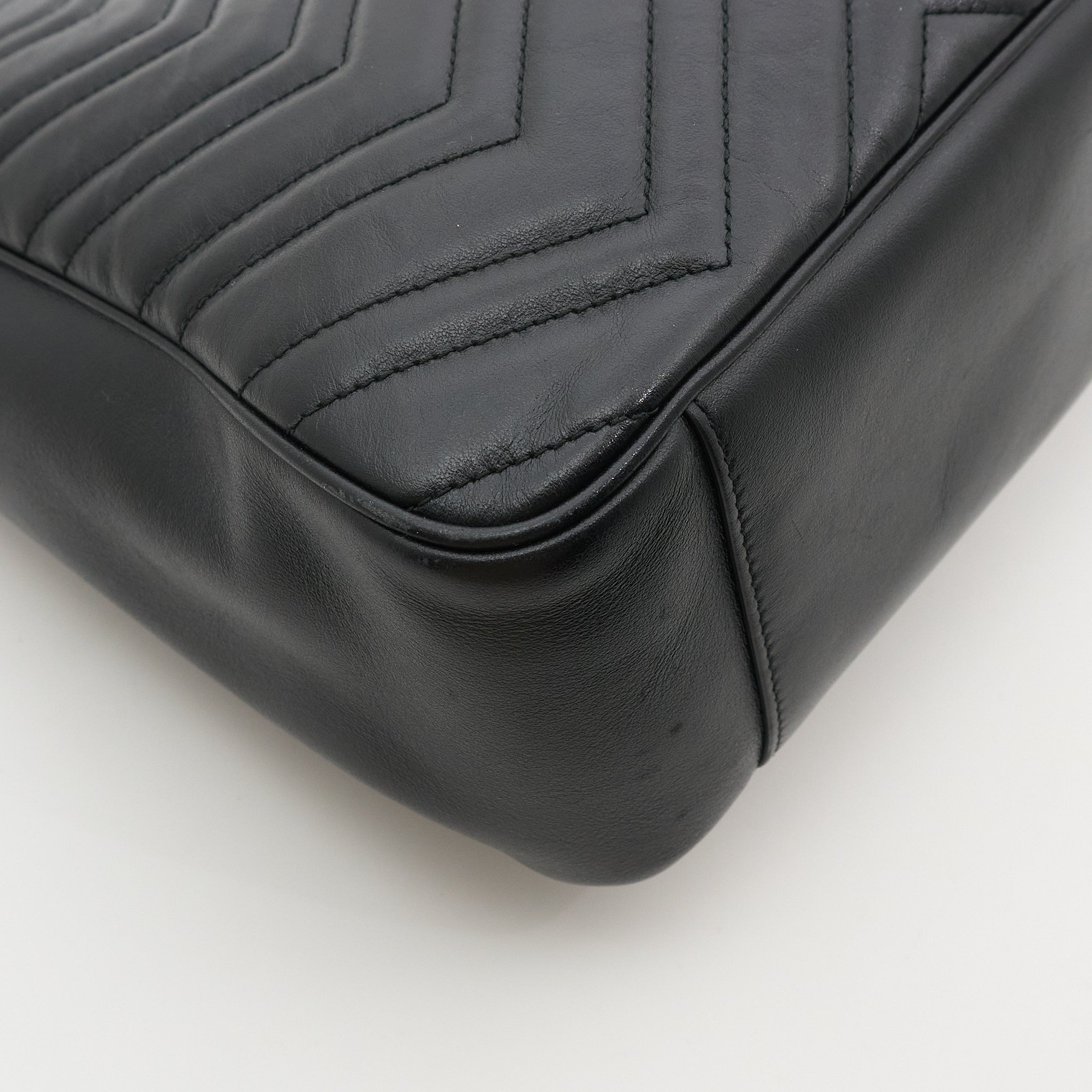 Gucci GG Marmont Black Maxi Shoulder Bag