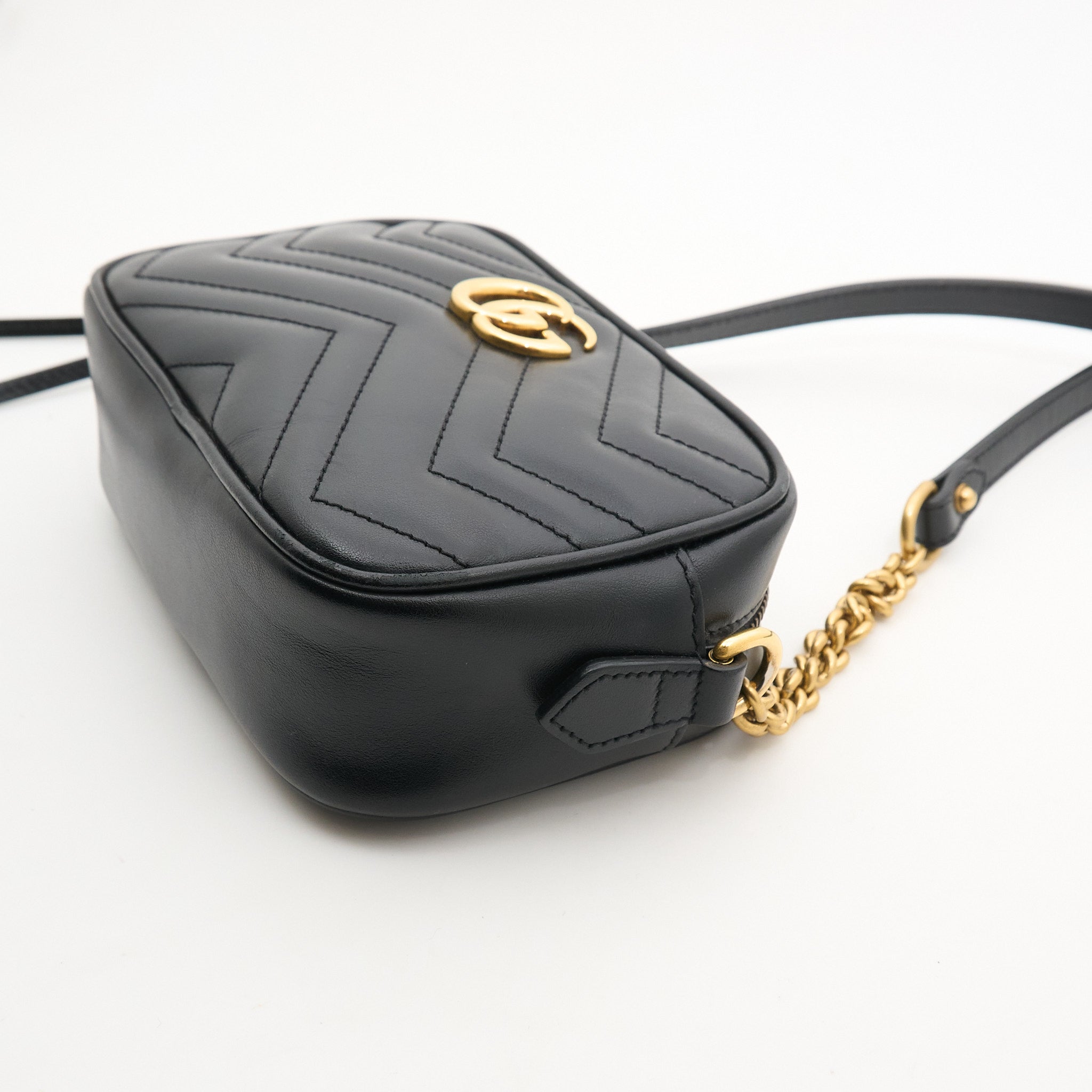 Gucci GG Mini Marmont Black Bag