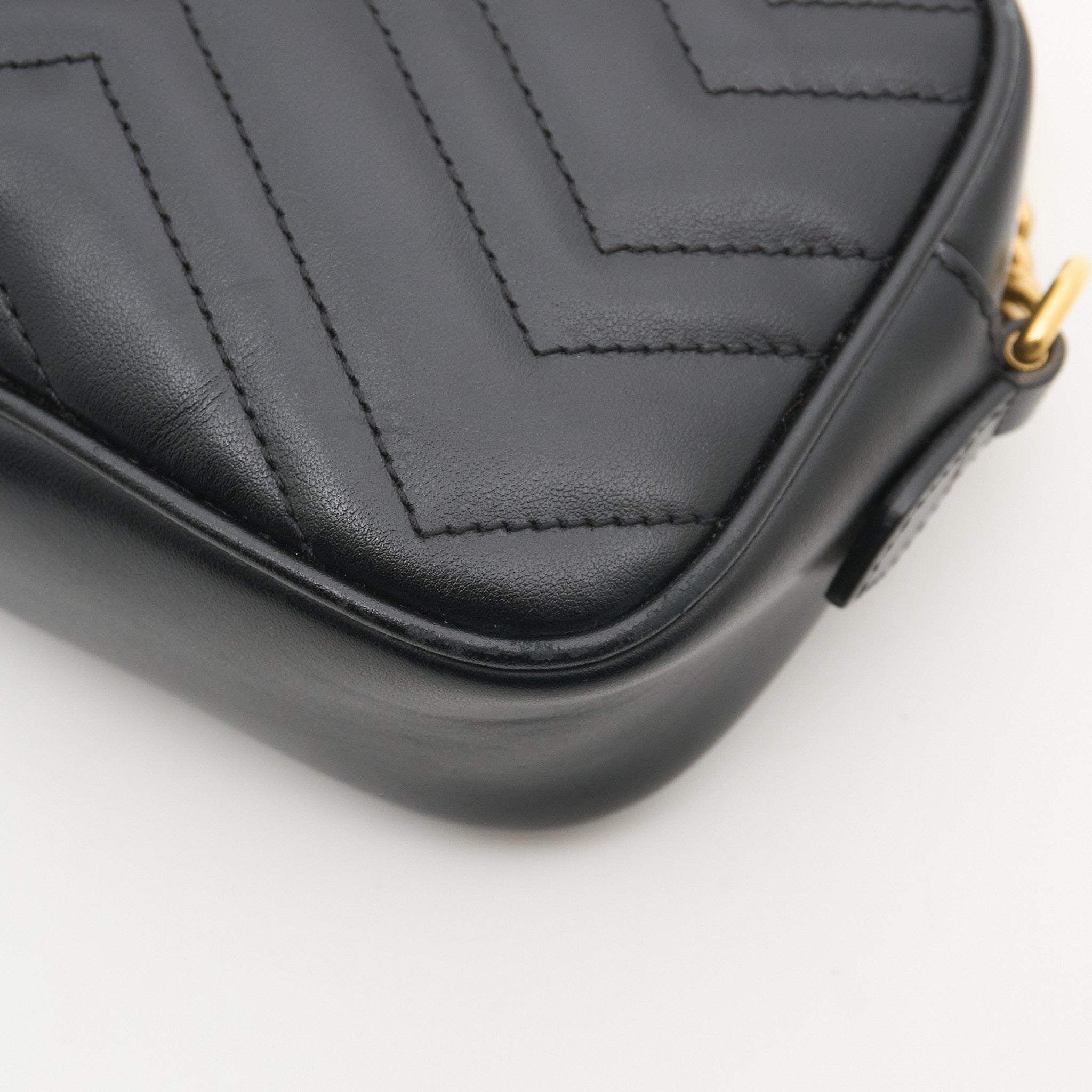 Gucci GG Mini Marmont Black Bag