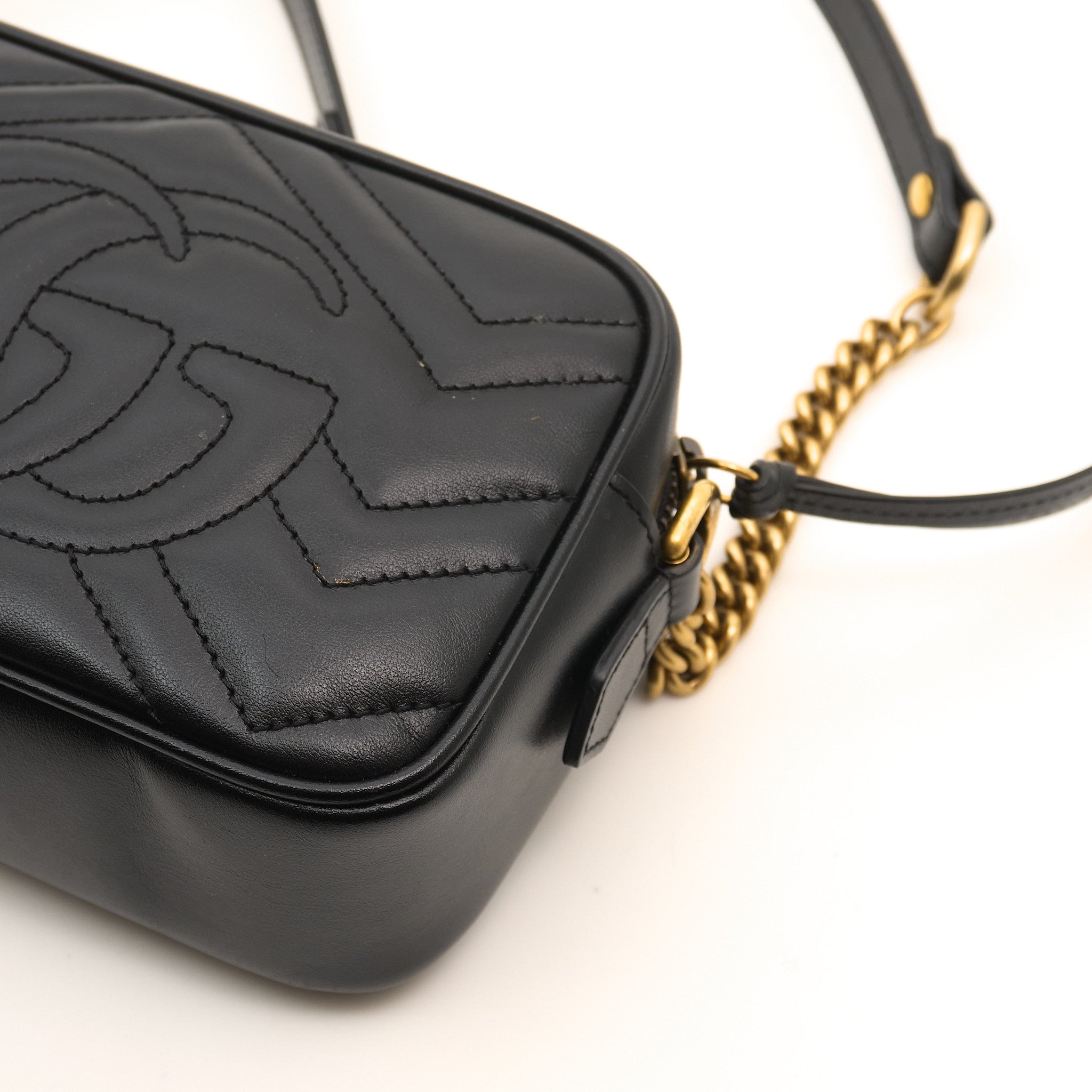 Gucci GG Marmont Mini Black Bag