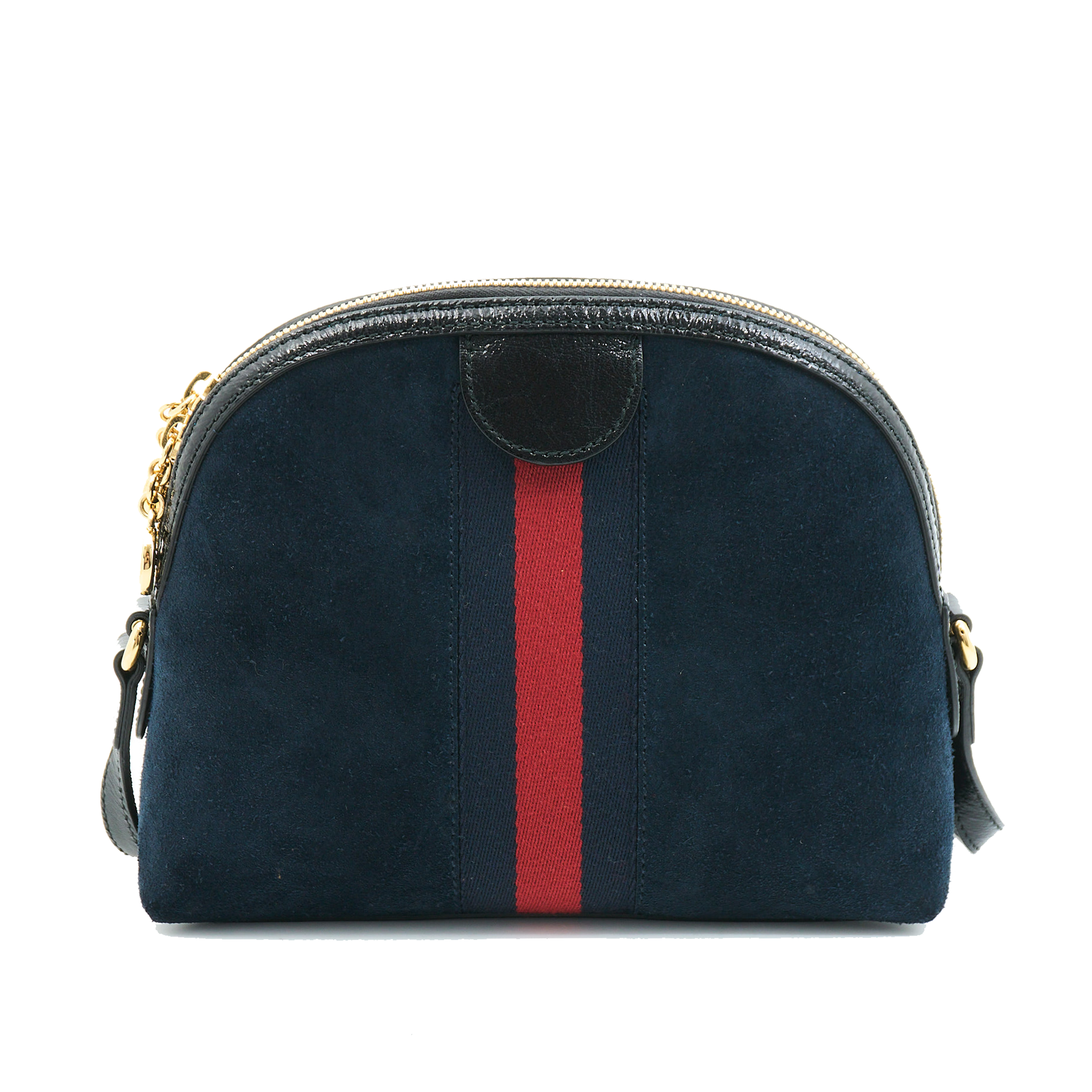 Gucci Ophidia Suede Crossbody with Dragon Embroidery