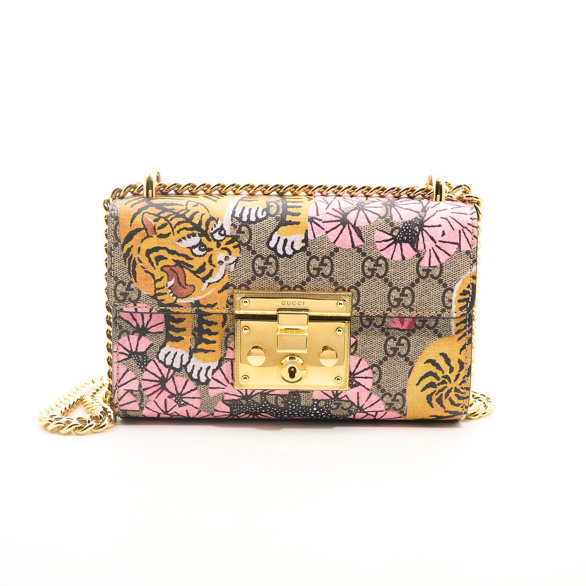 Gucci GG Supreme Bengal Padlock Bag