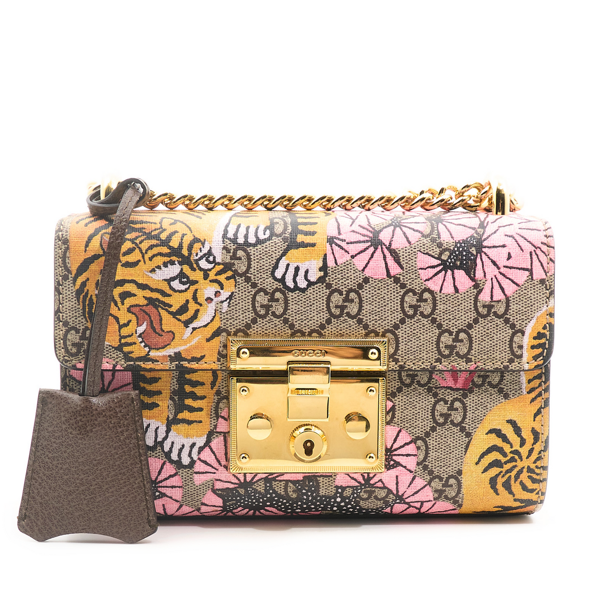 Gucci GG Supreme Bengal Padlock Bag