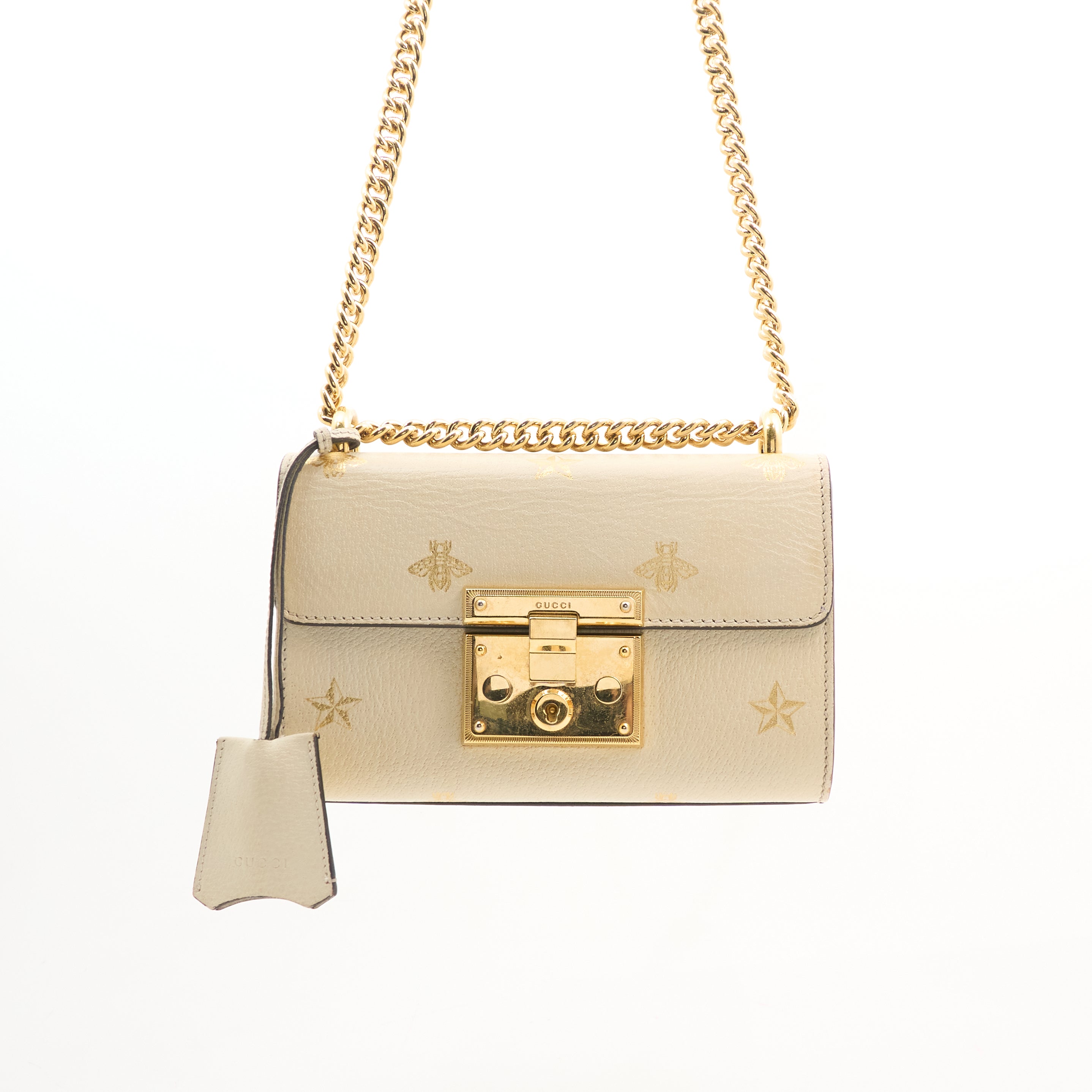 Gucci Padlock Bee Star Shoulder Bag