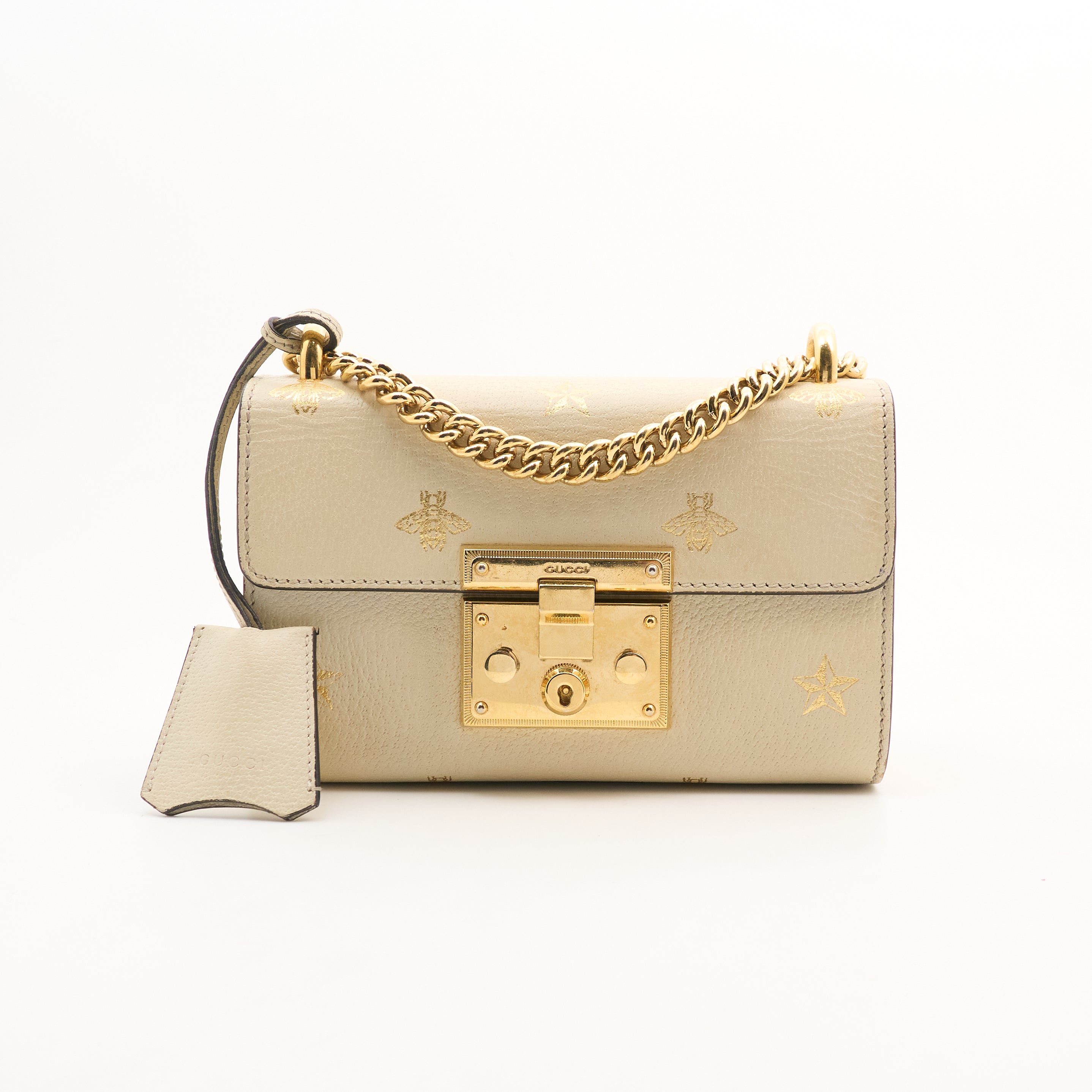 Gucci Padlock Bee Star Shoulder Bag