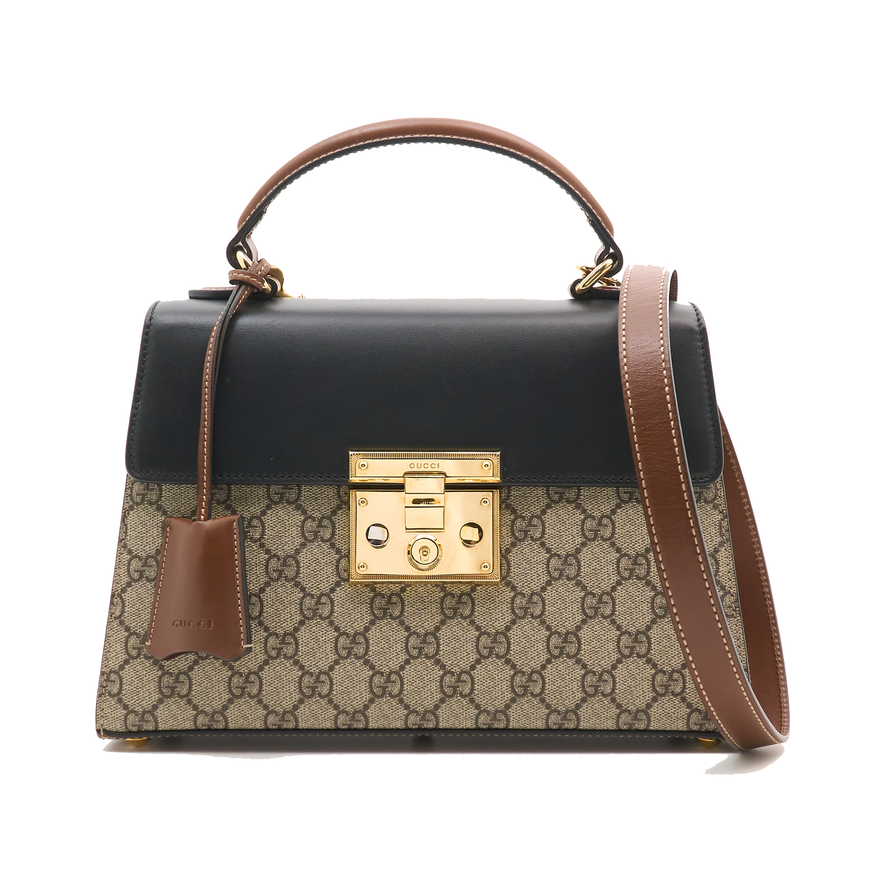 Gucci Padlock GG Supreme Top Handle Bag