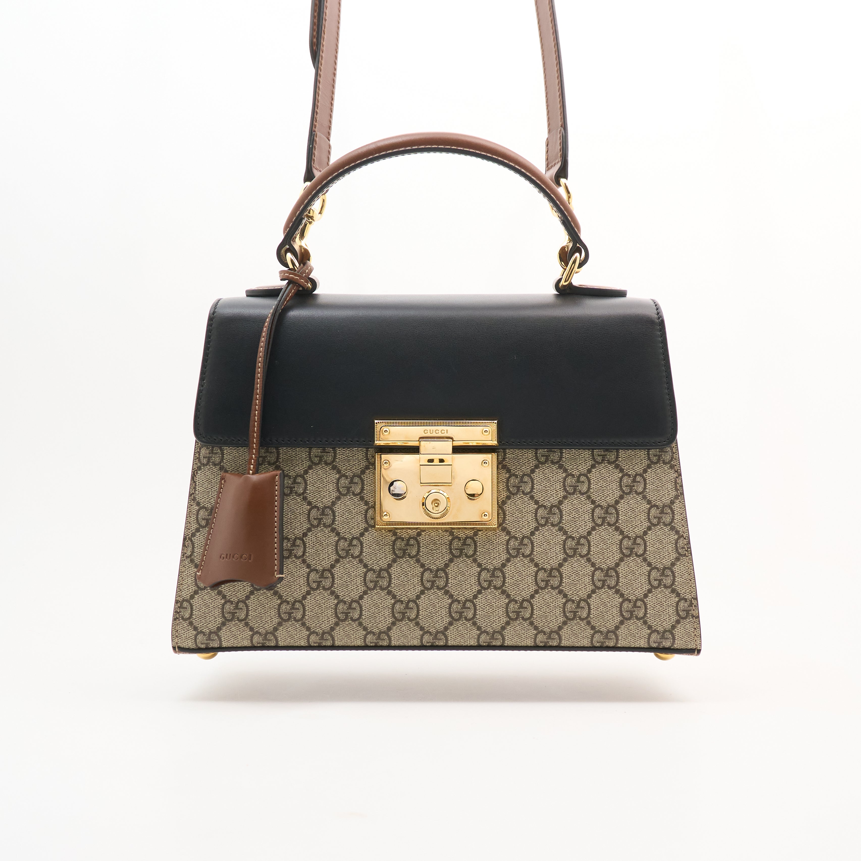 Gucci Padlock GG Supreme Top Handle Bag