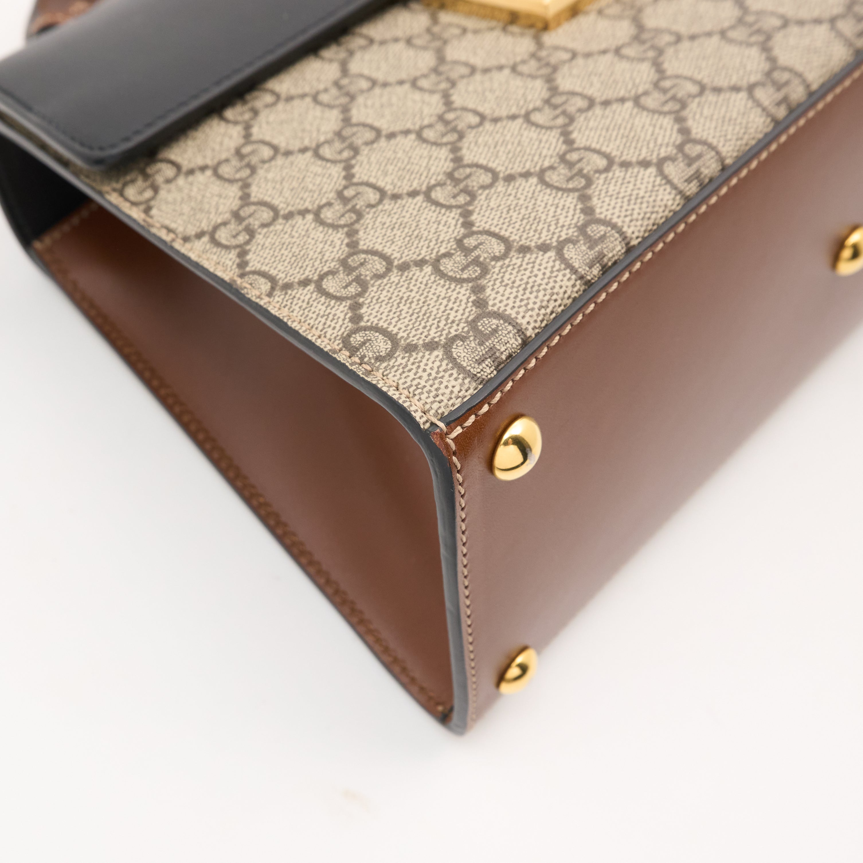 Gucci Padlock GG Supreme Top Handle Bag