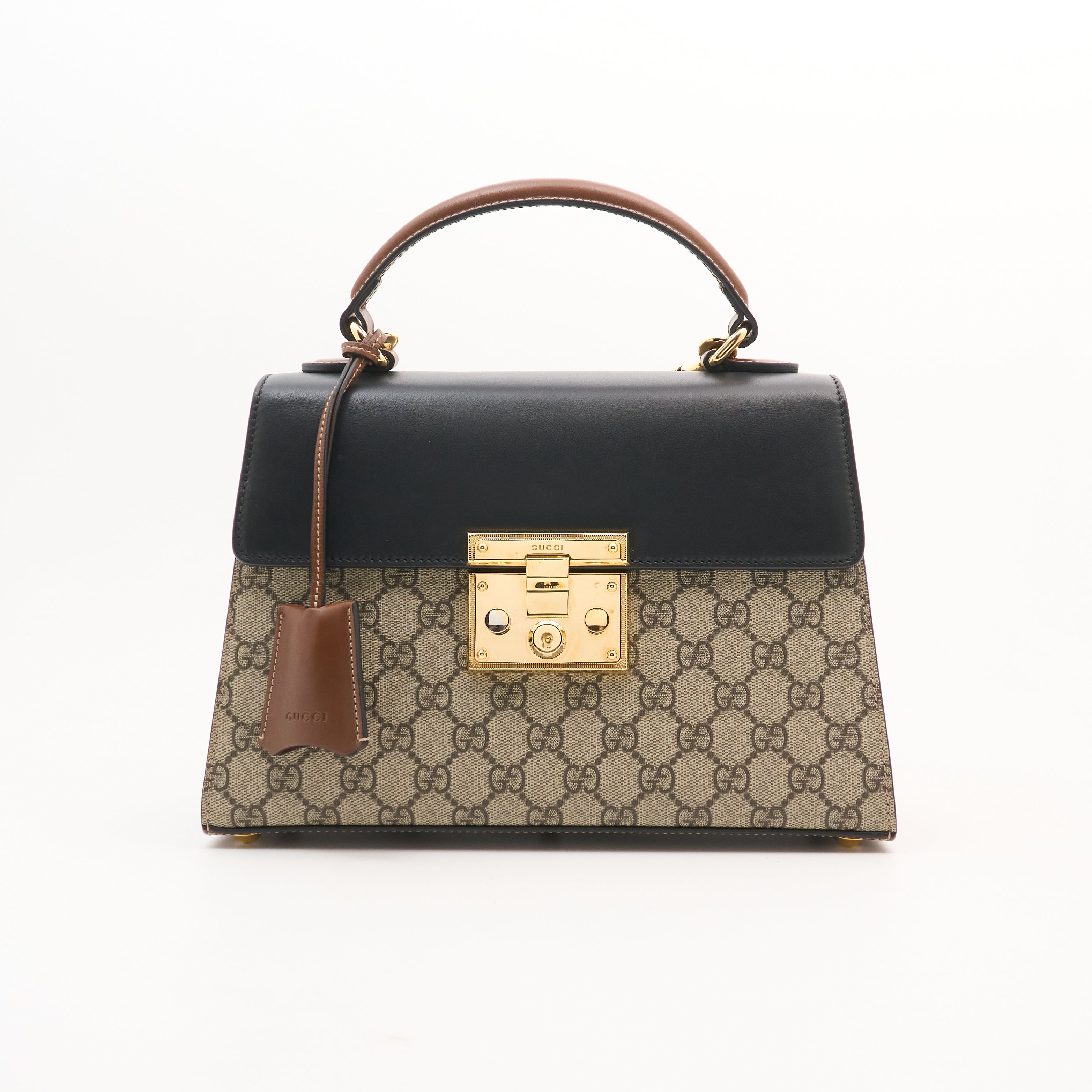 Gucci Padlock GG Supreme Top Handle Bag
