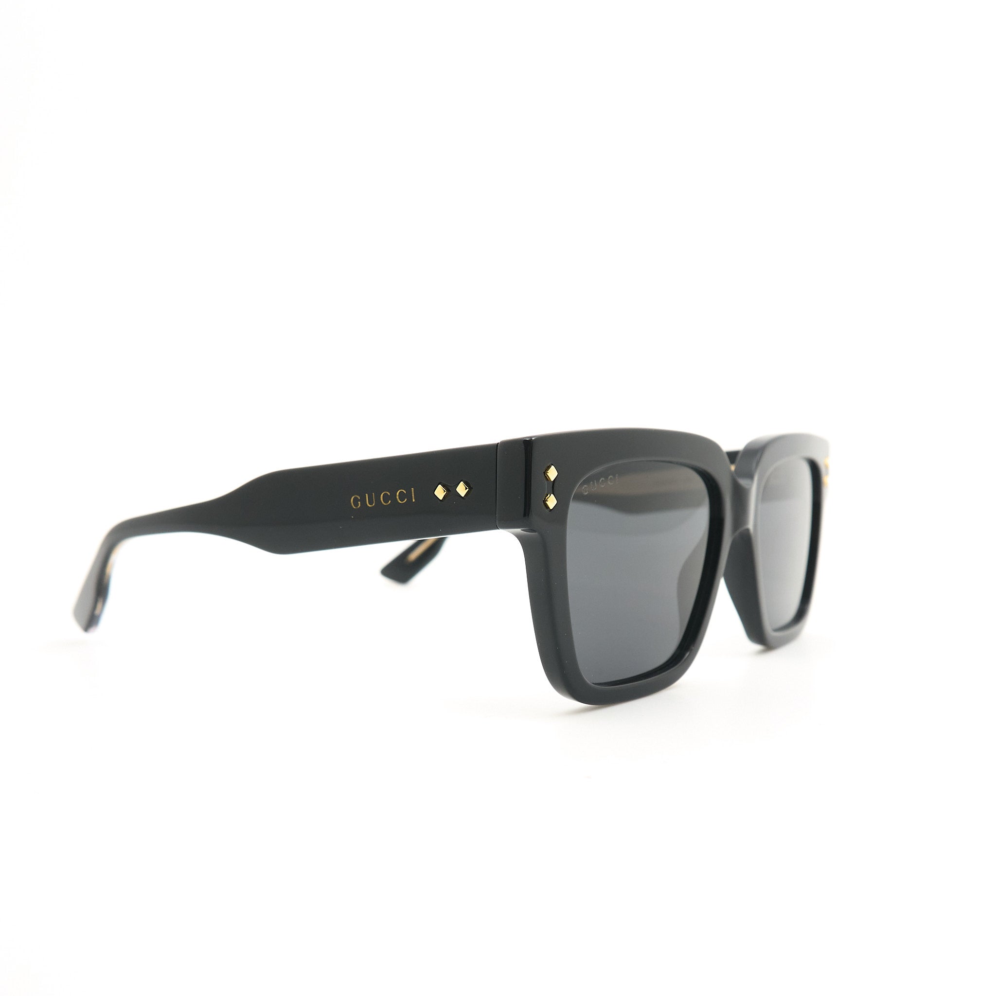Gucci Rectangle Black Sunglasses