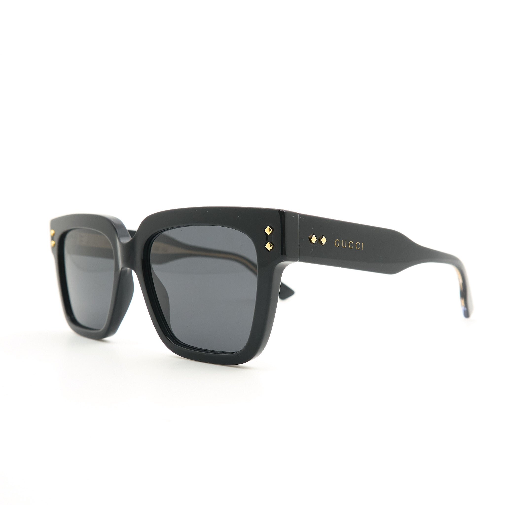 Gucci Rectangle Black Sunglasses