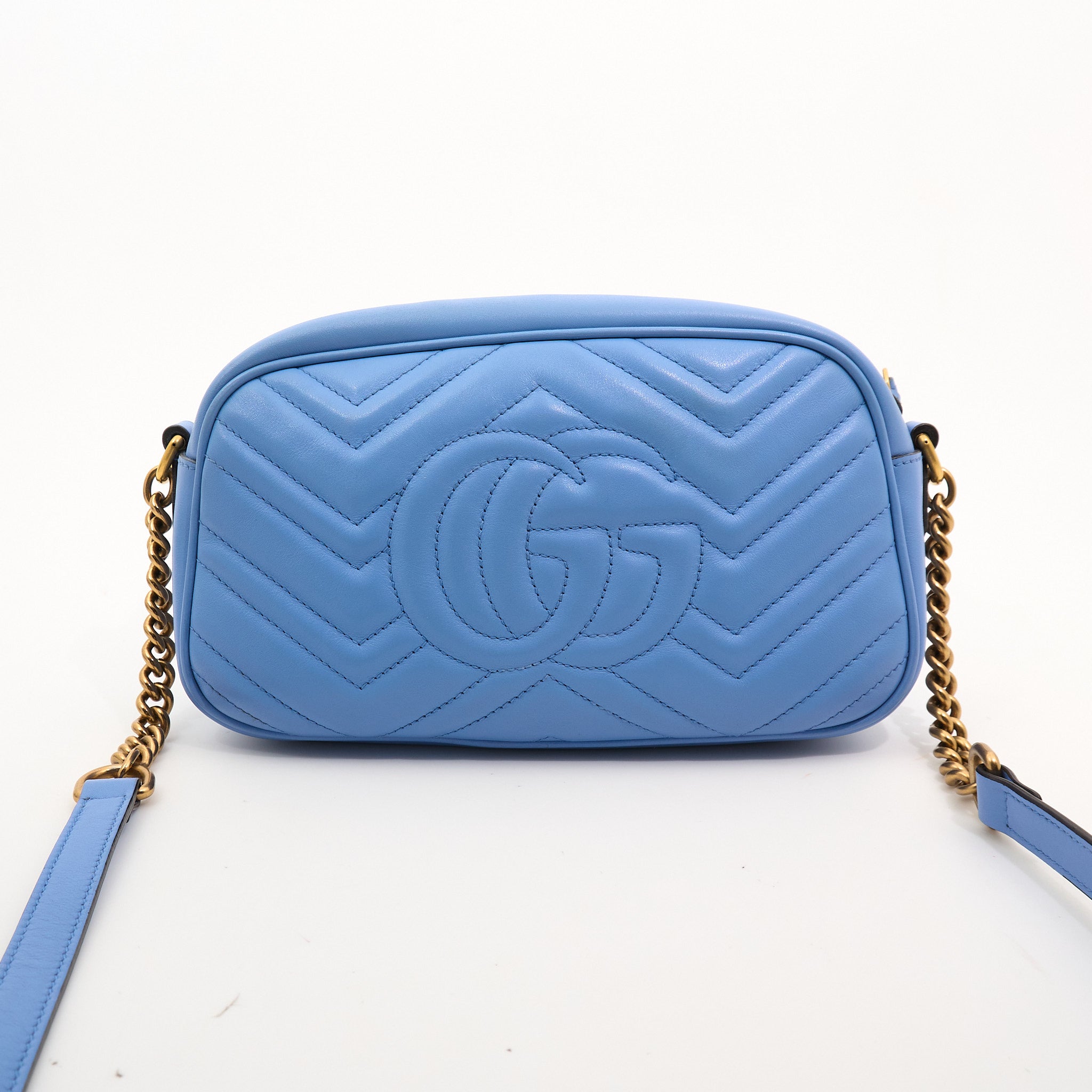 Gucci GG Marmont Blue Marmont Matelassé Bag