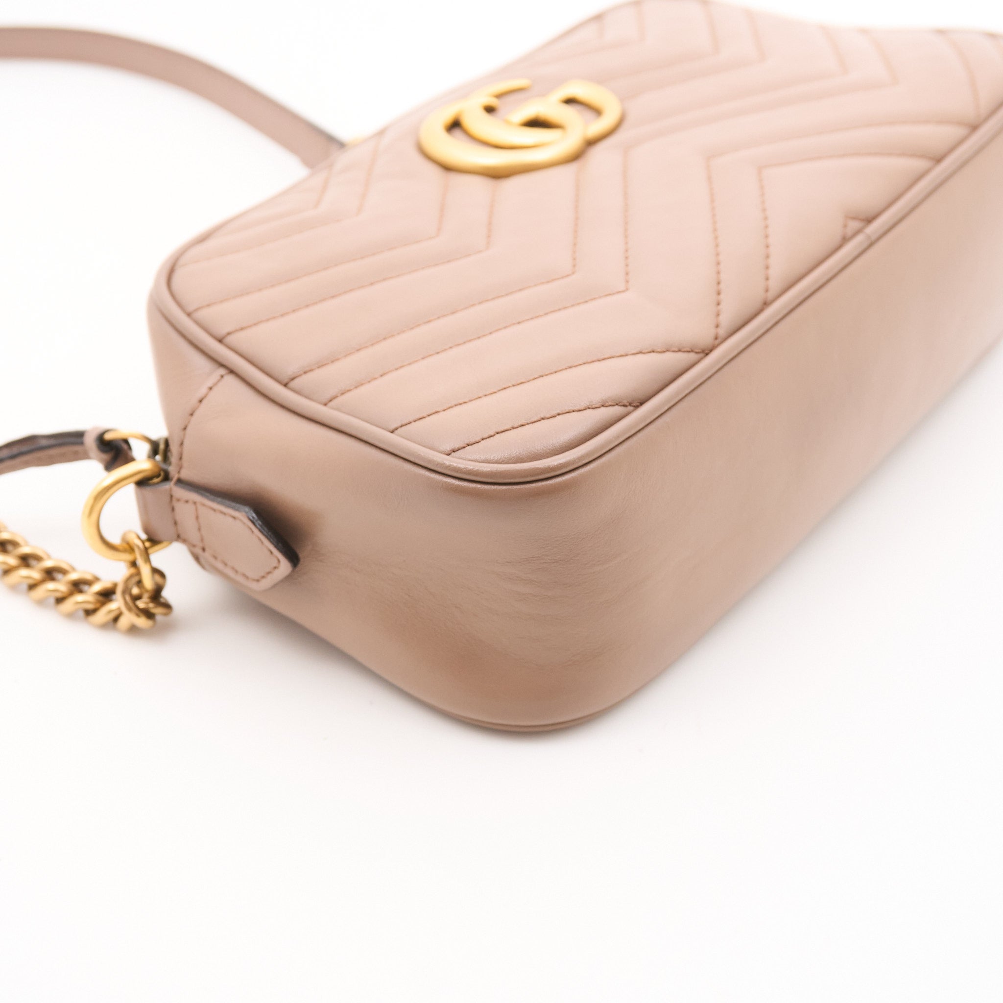 Gucci GG Marmont Dusty Beige Marmont Matelassé Bag