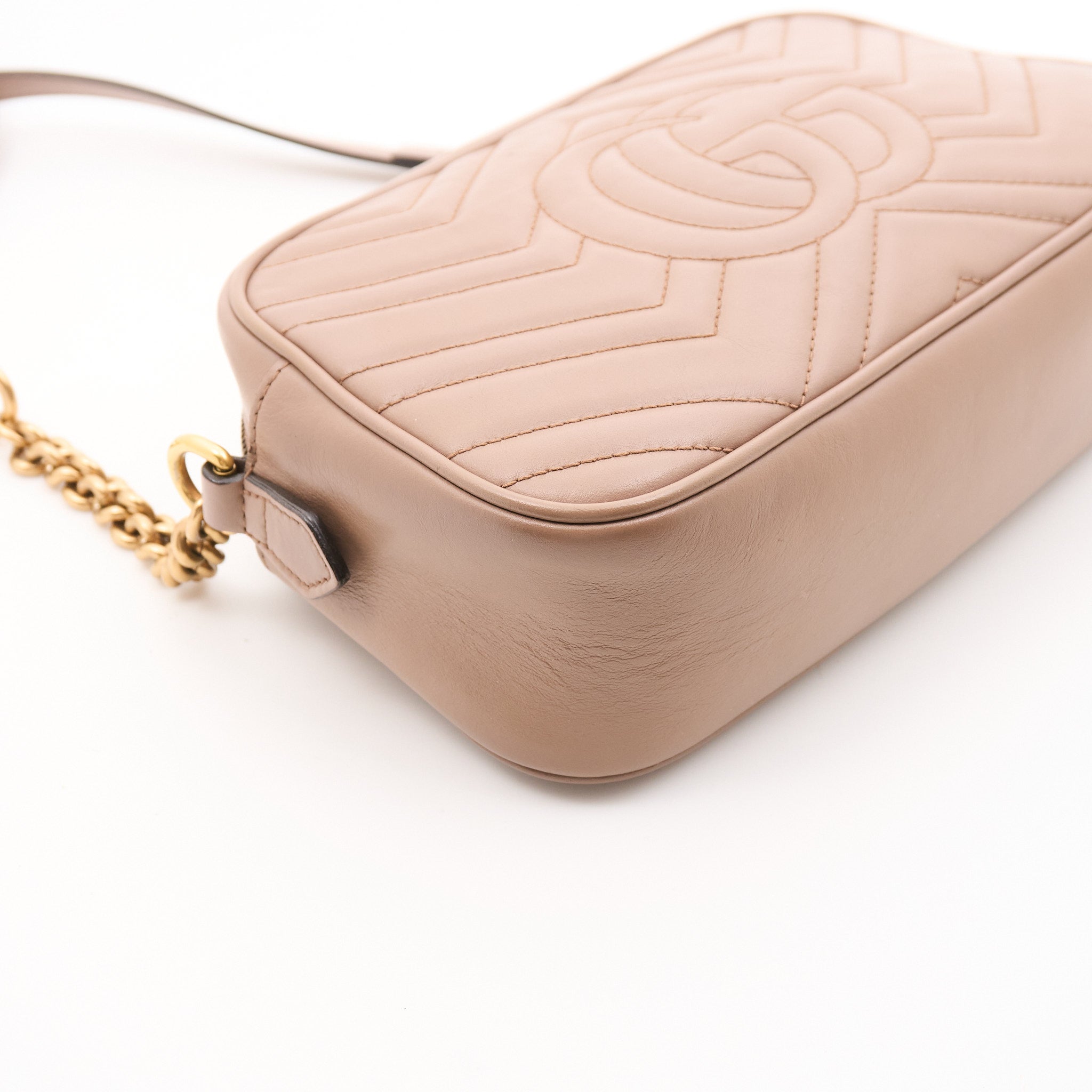 Gucci GG Marmont Dusty Beige Marmont Matelassé Bag