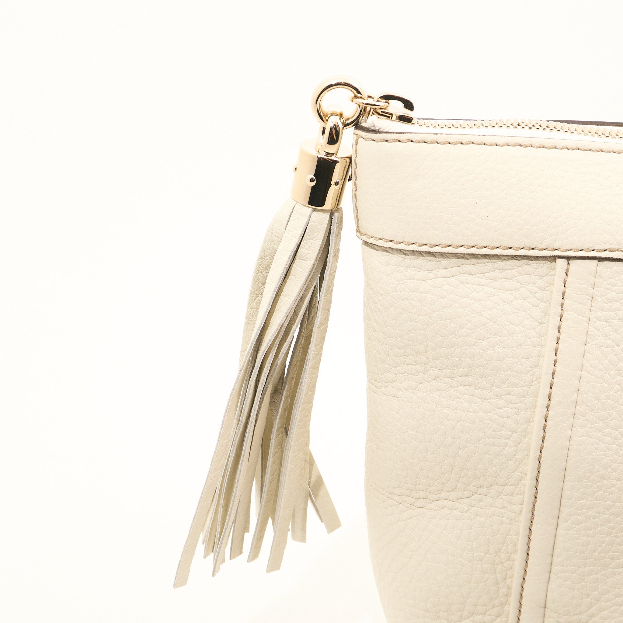 Gucci Soho Top Handle Bag Off White