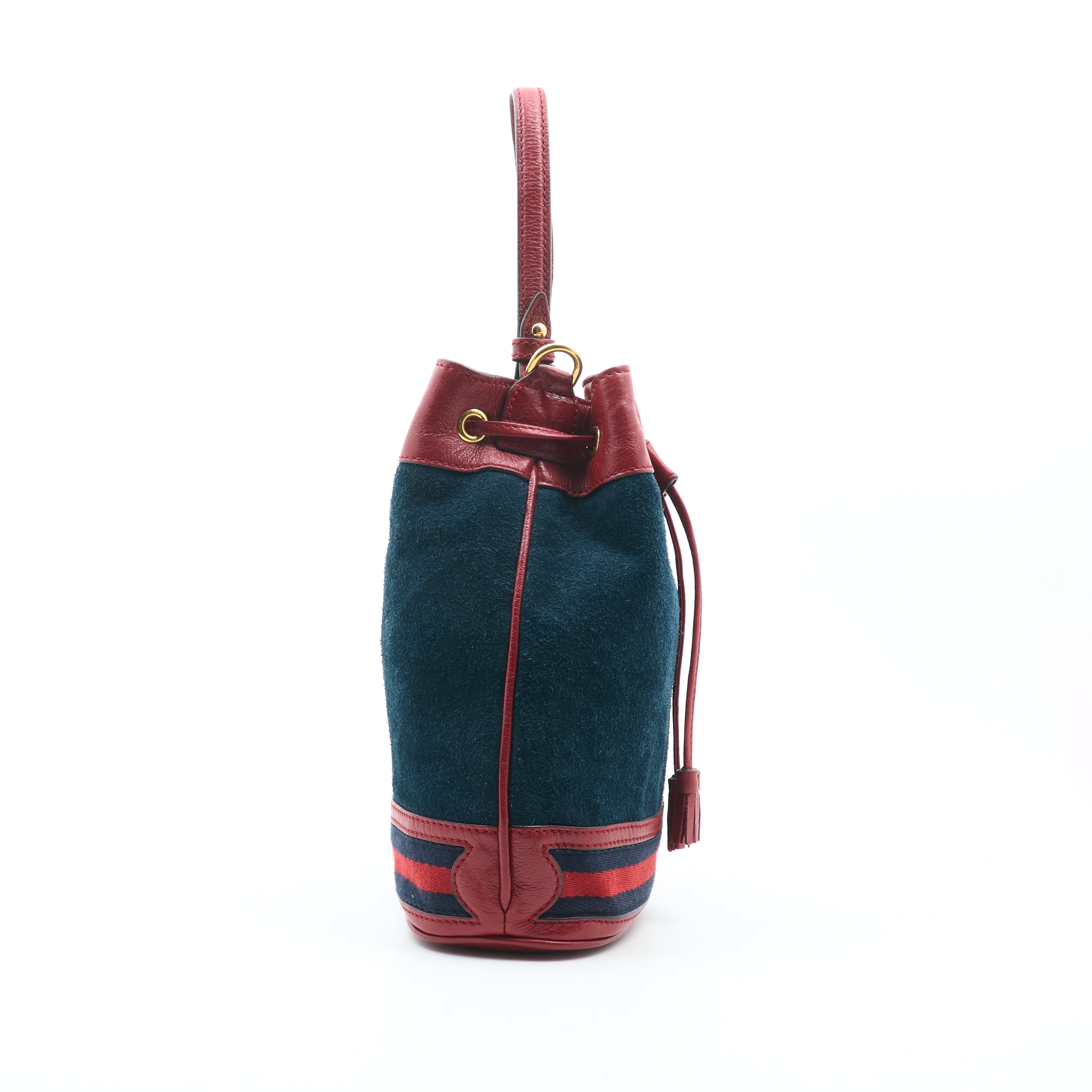 Gucci Suede Ophidia Mini Bucket Bag