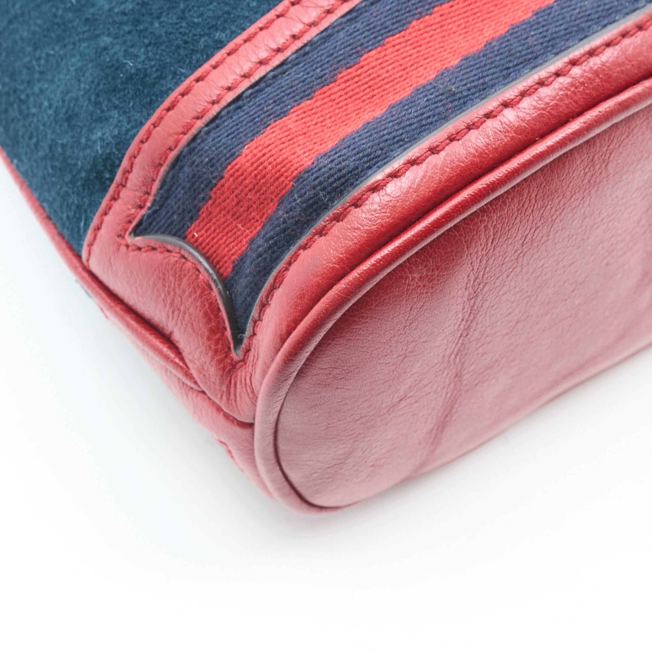 Gucci Suede Ophidia Mini Bucket Bag