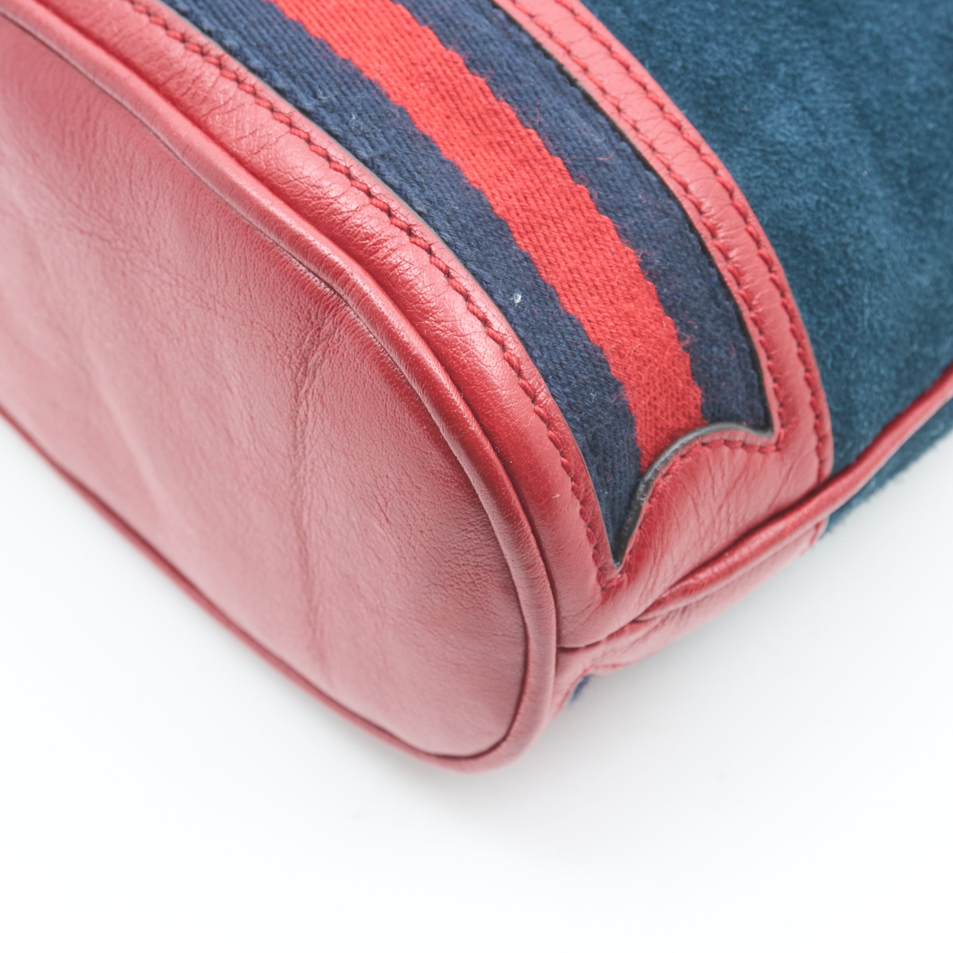 Gucci Suede Ophidia Mini Bucket Bag