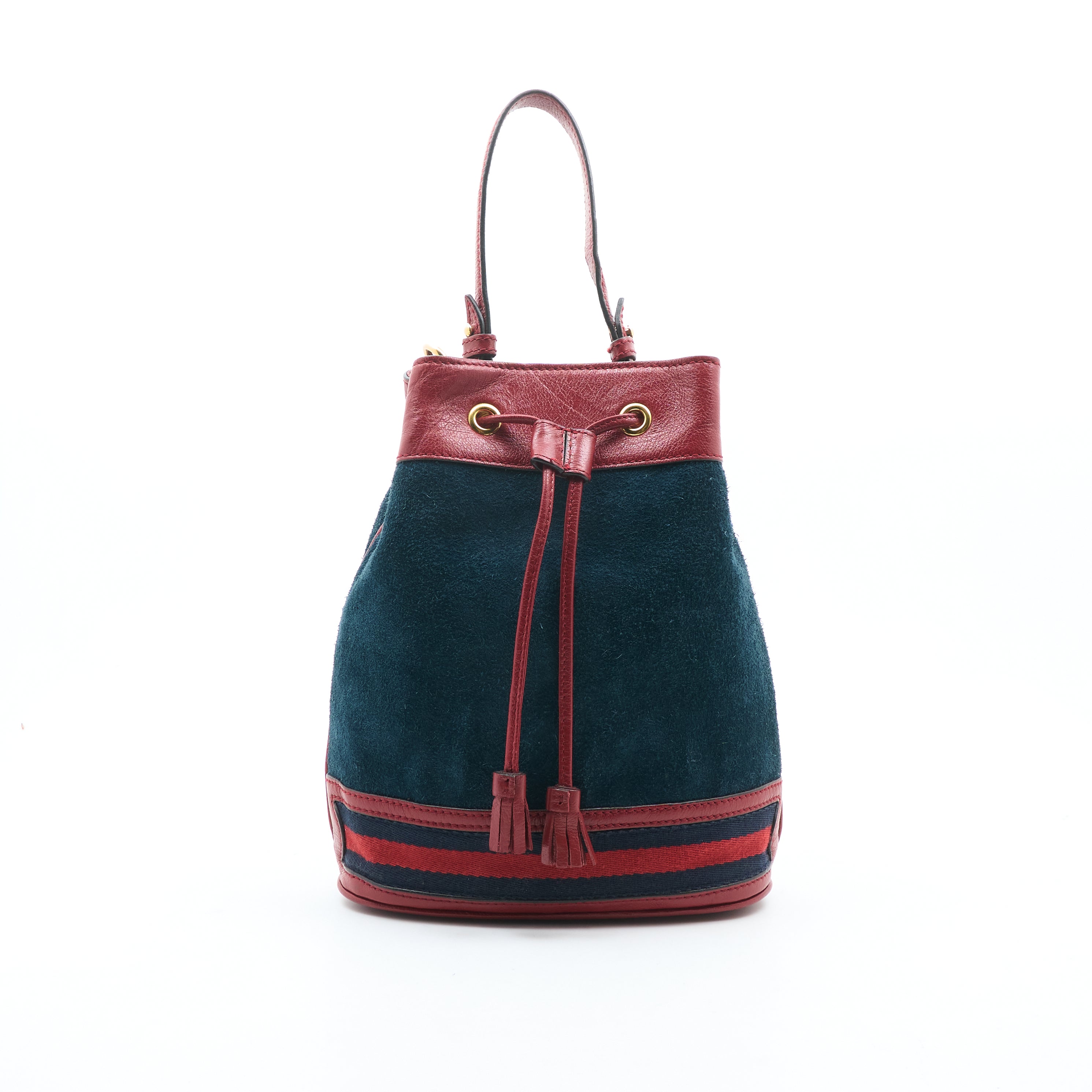 Gucci Suede Ophidia Mini Bucket Bag