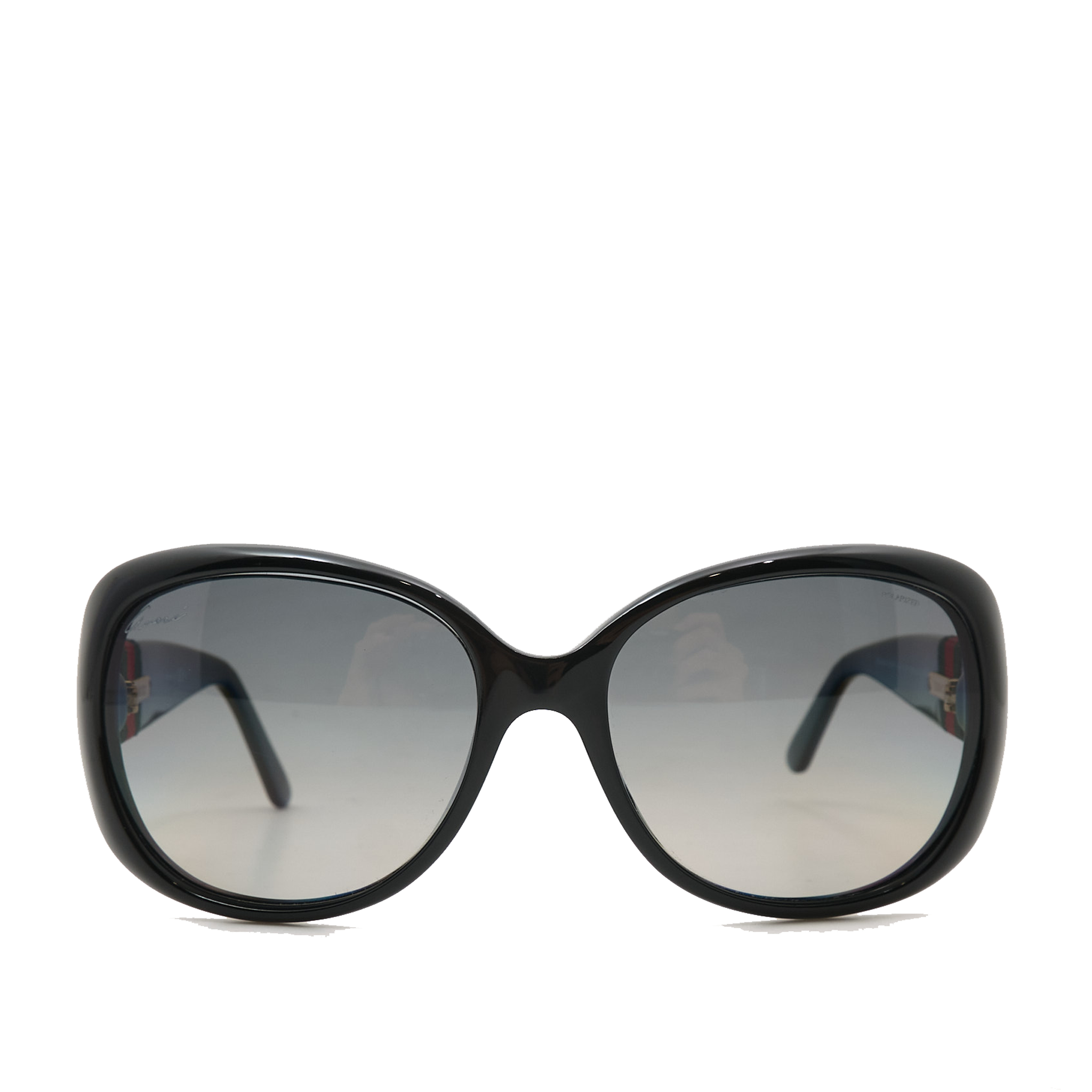 Gucci Black Square Polarised Sunglasses