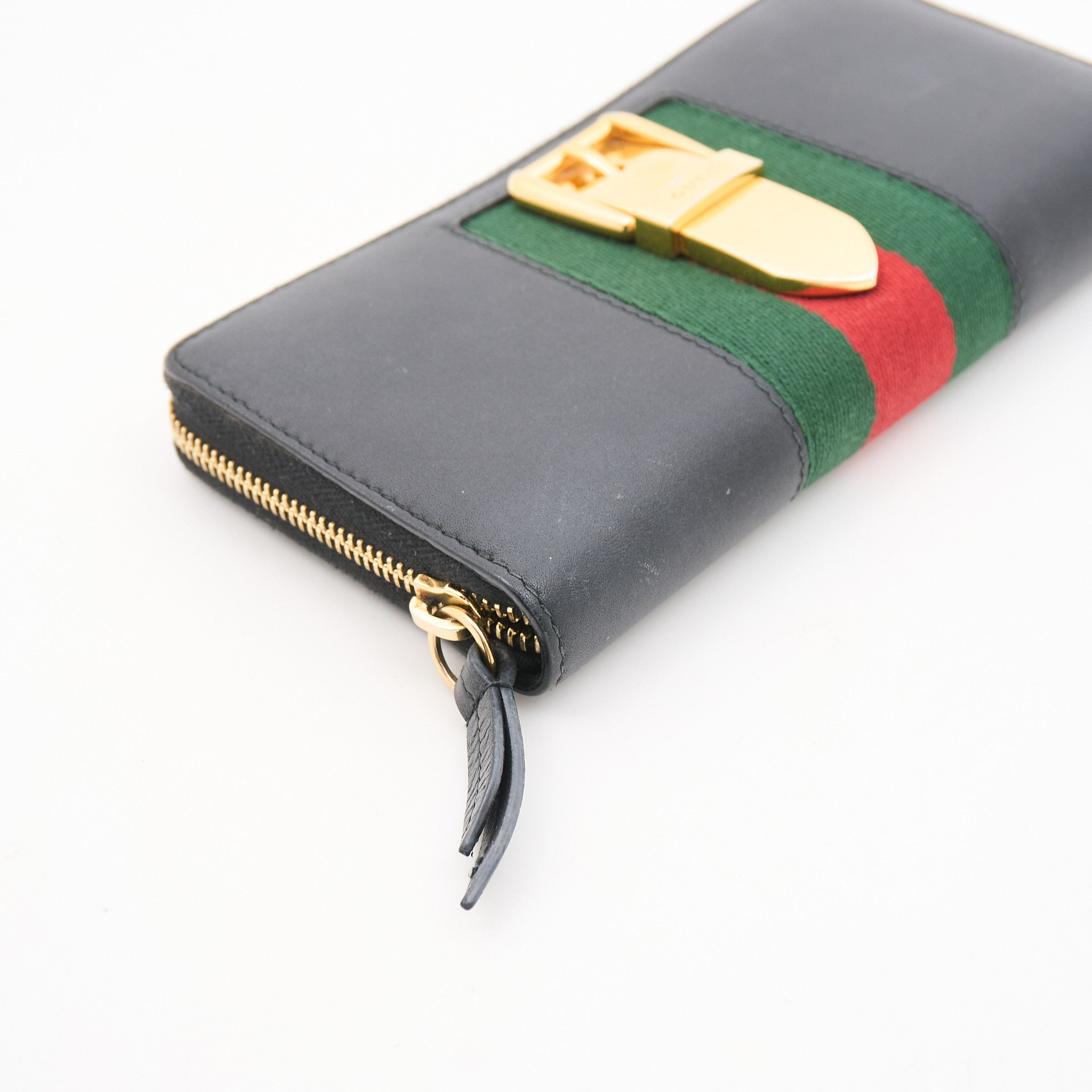 Gucci Sylvie Black Long Wallet
