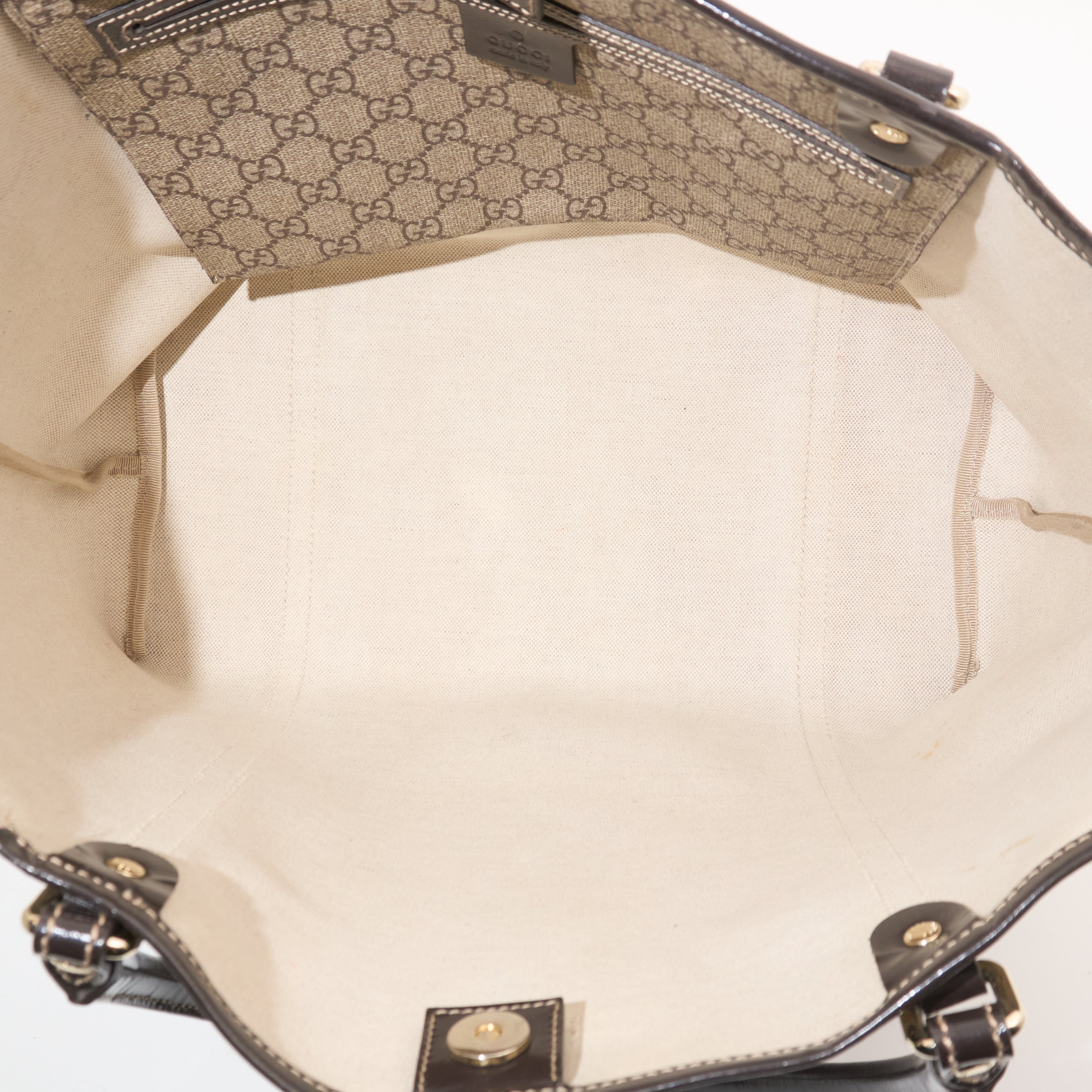 Gucci GG Supreme Tattoo Heart Tote