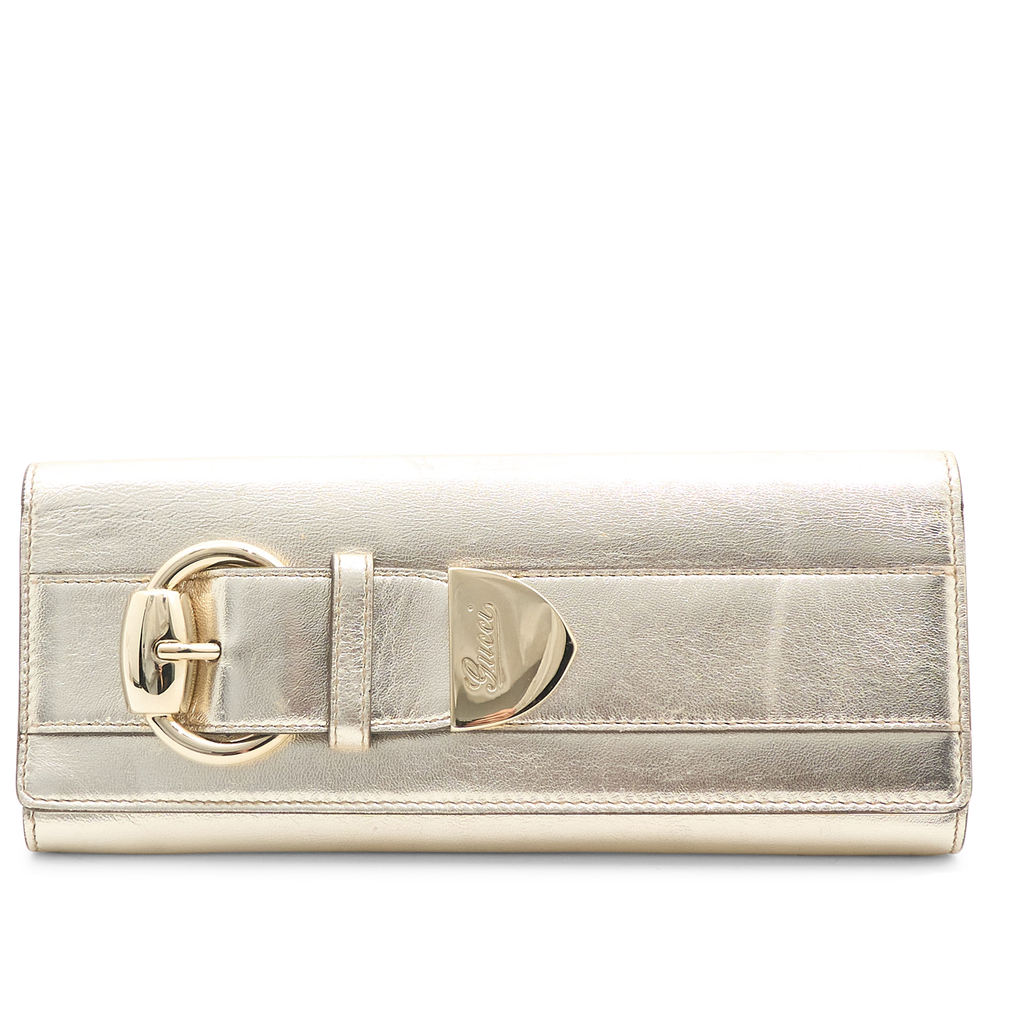 Gucci Vintage Metallic Clutch Bag