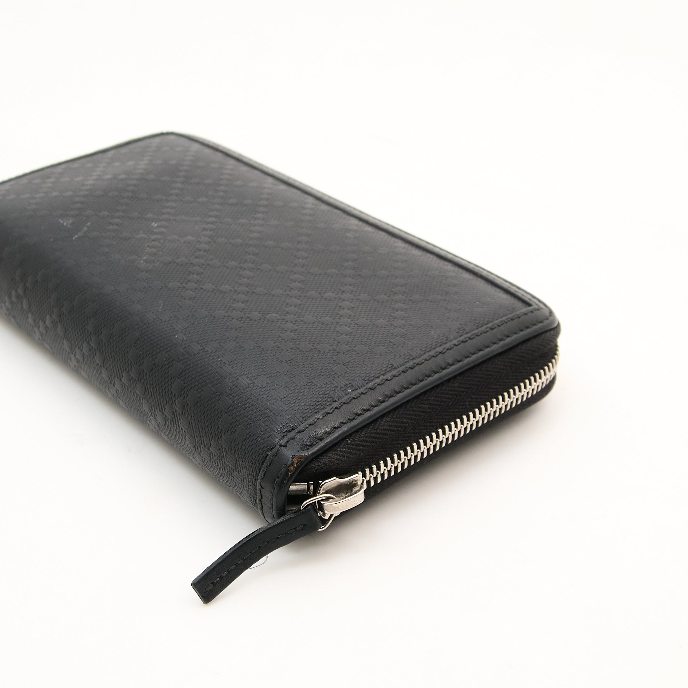 Gucci Black Zip Around Wallet