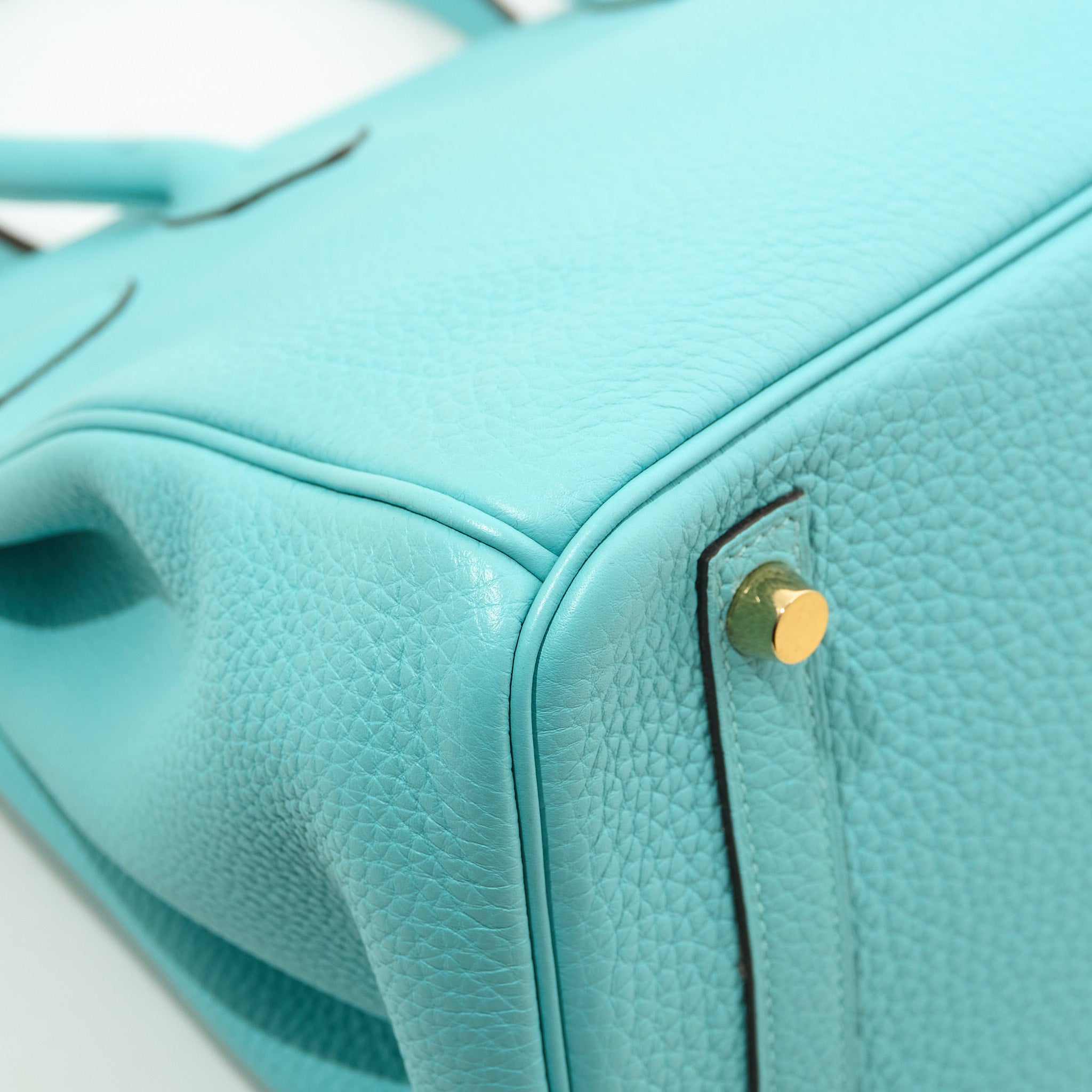 Hermes Birkin 30 Togo Bleu Atoll Stamp T 2015