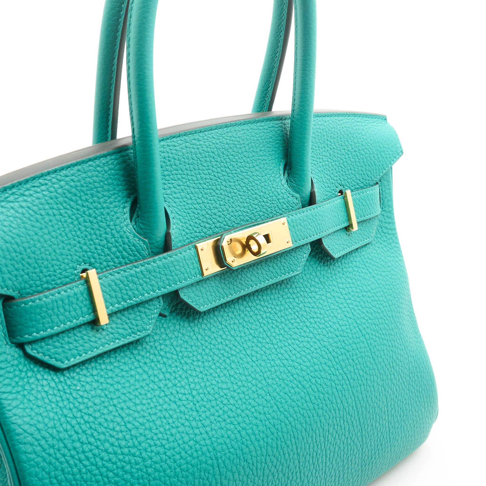 Hermes Birkin 30 Vert Verone Togo GHW Stamp D (2019)