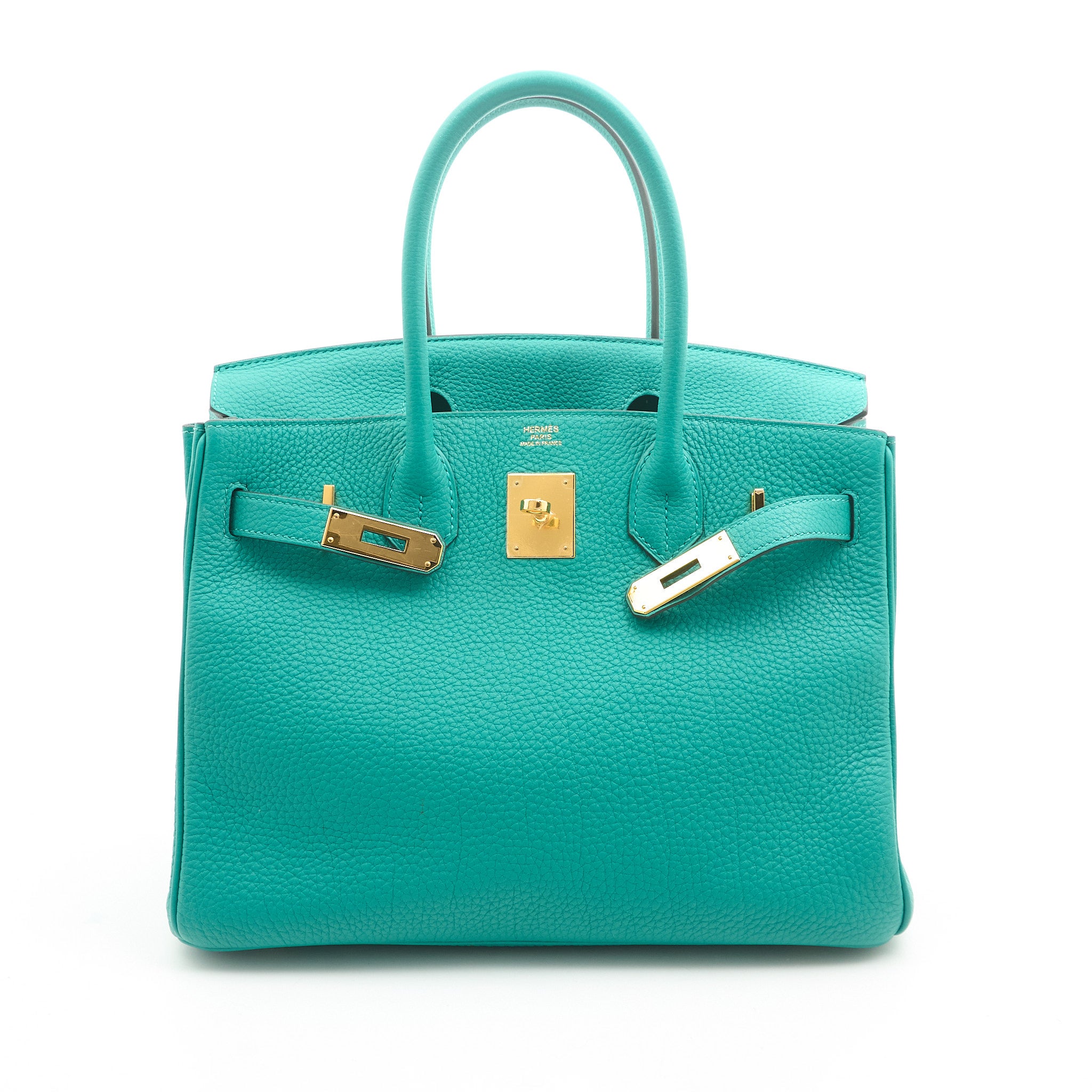 Hermes Birkin 30 Vert Verone Togo GHW Stamp D (2019)