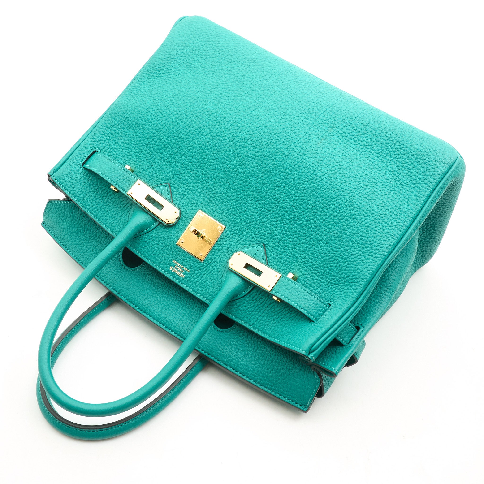 Hermes Birkin 30 Vert Verone Togo GHW Stamp D (2019)