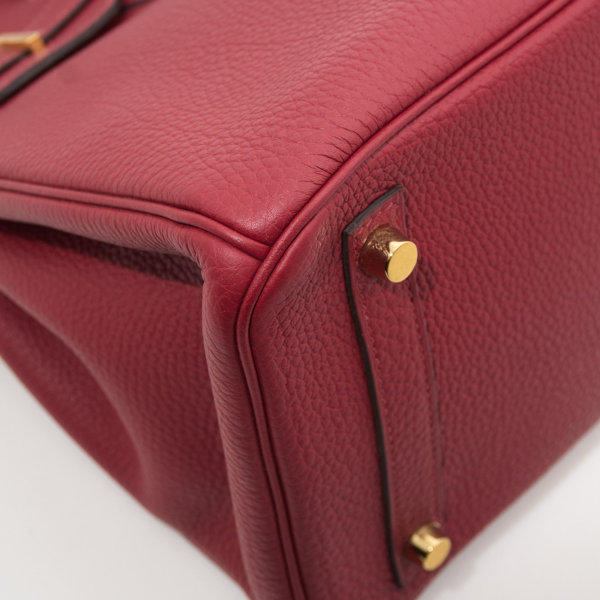 Hermes Birkin 30 Togo Rouge Grenat Stamp X 2016