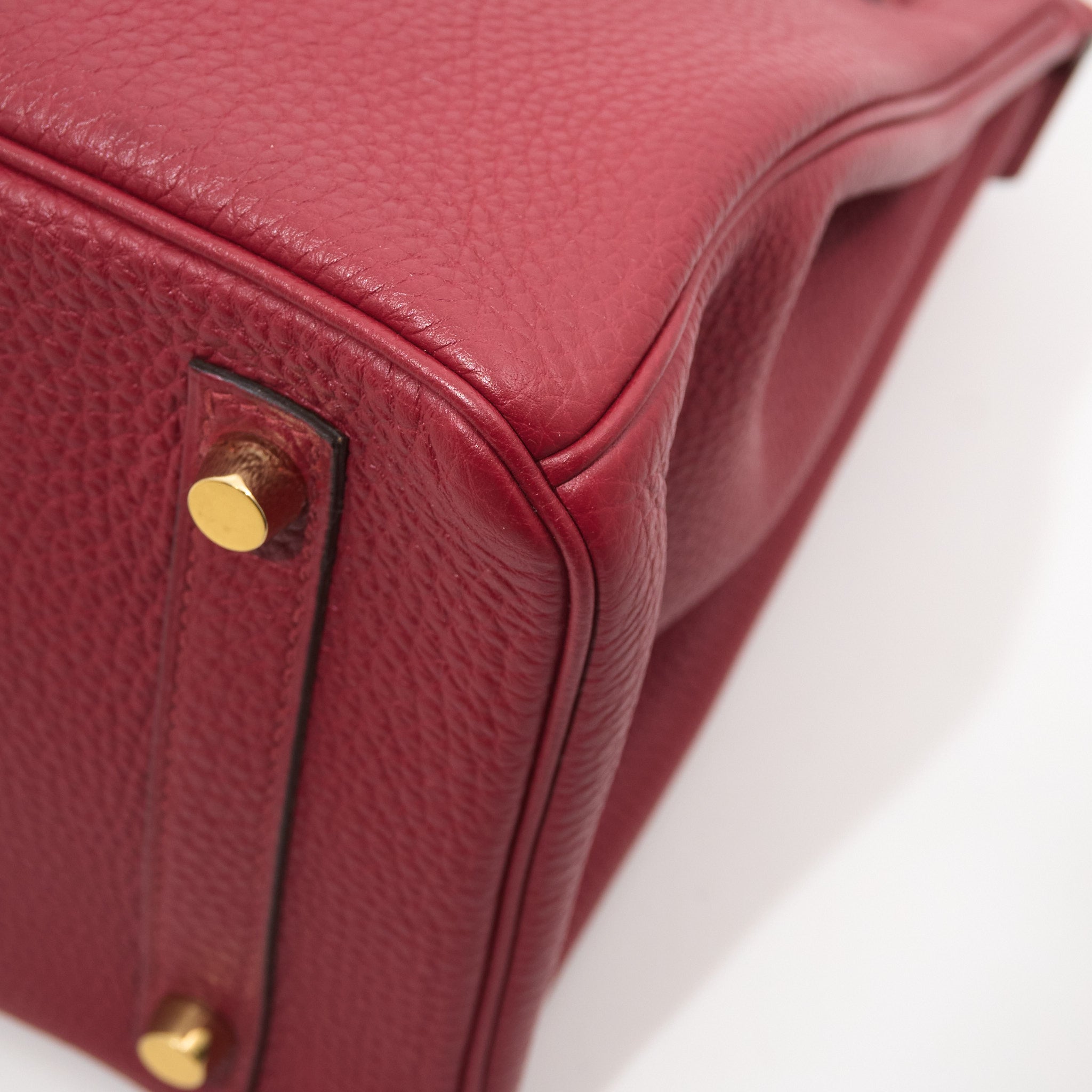 Hermes Birkin 30 Togo Rouge Grenat Stamp X 2016