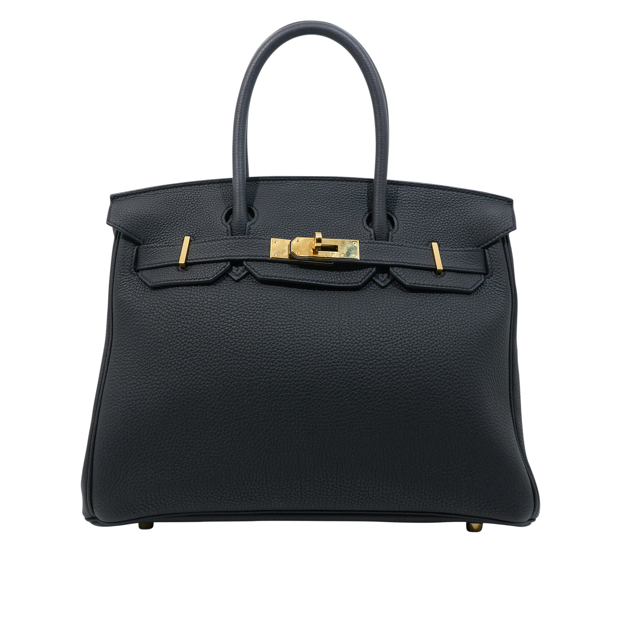 Hermes Birkin 30 Togo Noir GHW C Stamp (2018)