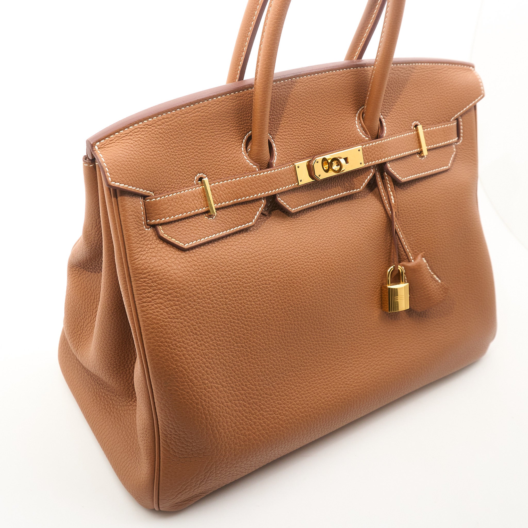 Hermes Birkin 35 Gold Togo GHW Stamp X (2016)